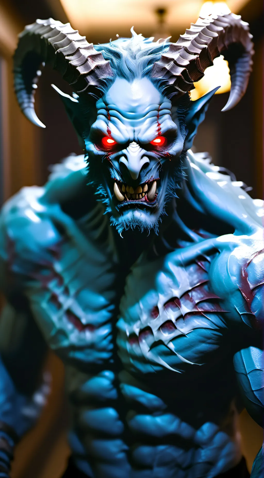 ai character: School lockdown  background