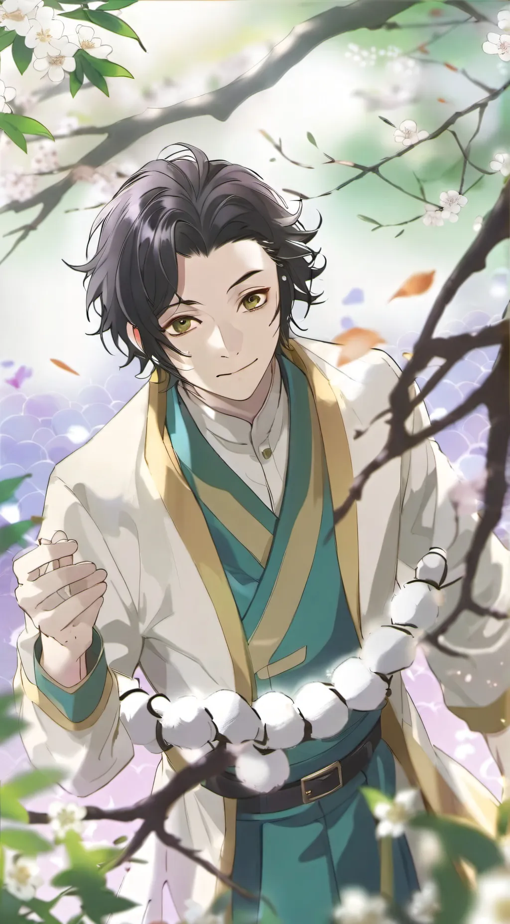 ai character: Demon slayer background