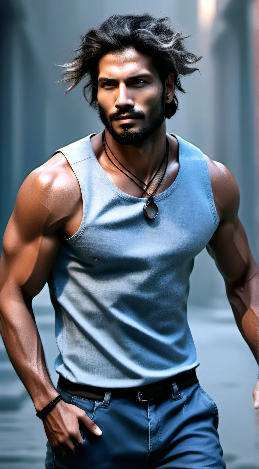 ai character: Папа background