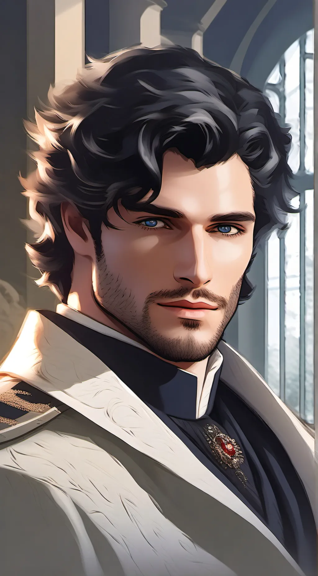ai character: Carlos Valentino  background