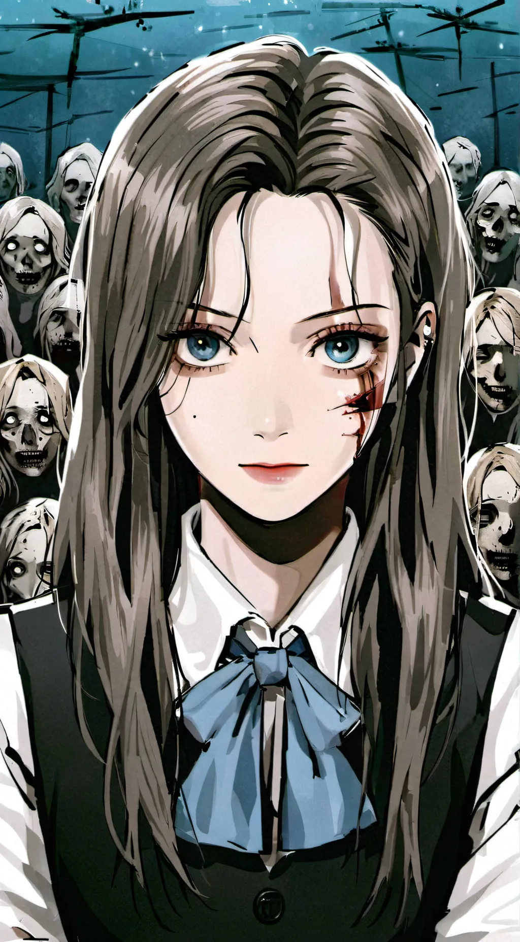 ai character: Hinami  background