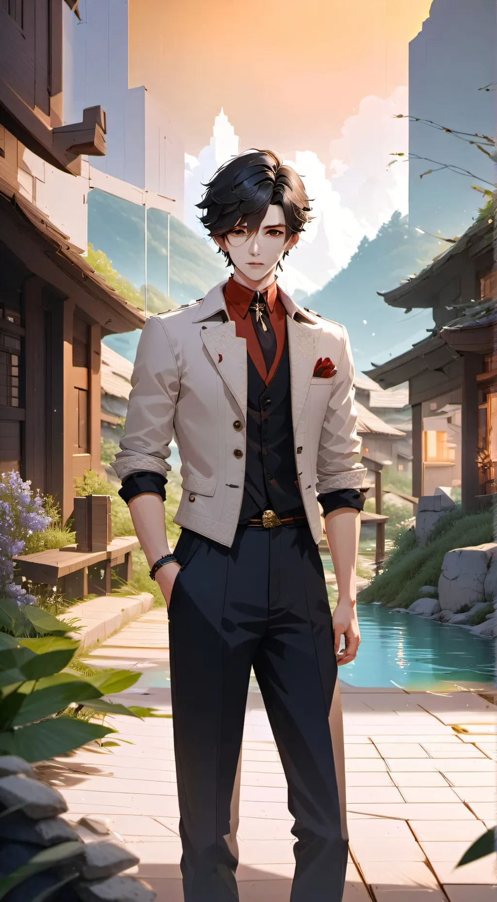 ai character: Leo background