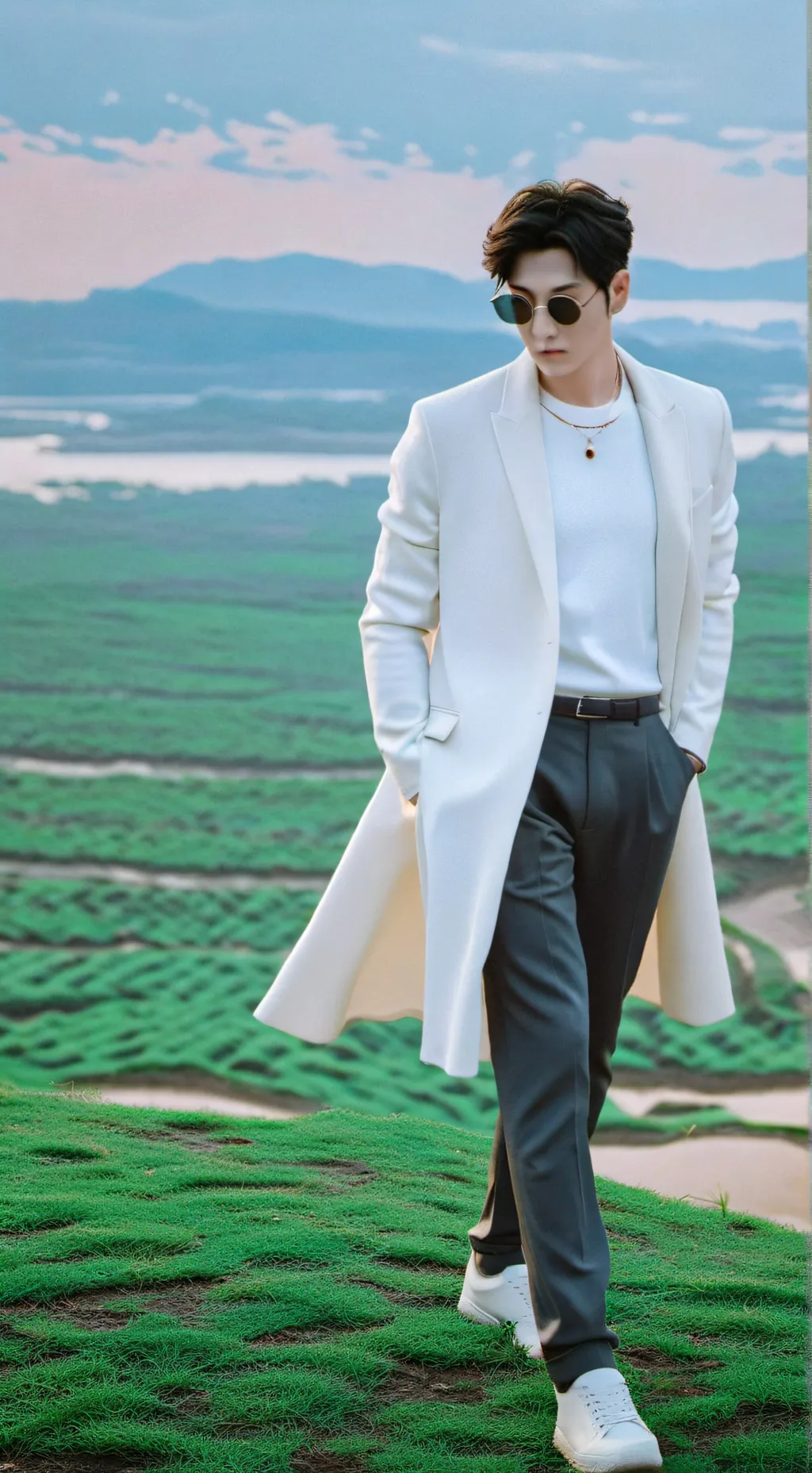 ai character: Chen Zhe Yuan😘💕 background