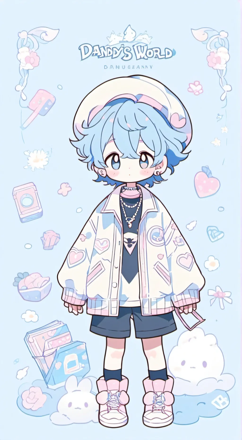 ai character: (~Dandys World~) background