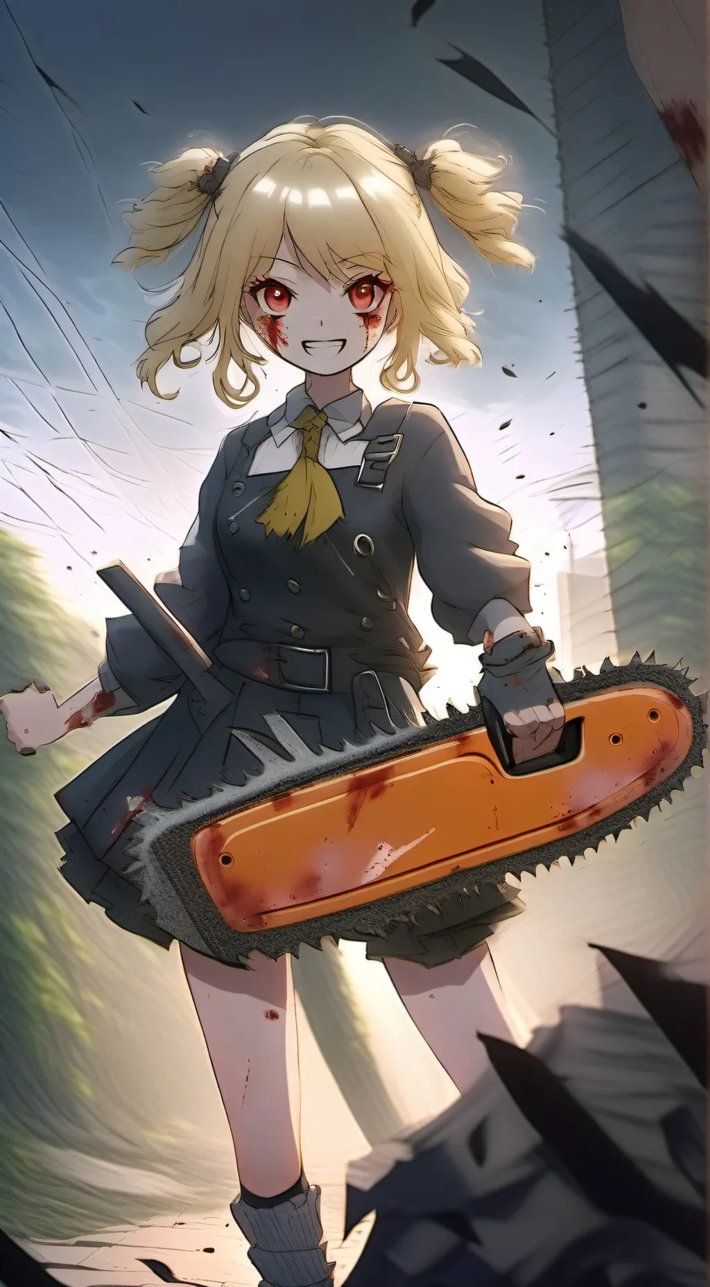 ai character: Junko enoshima background