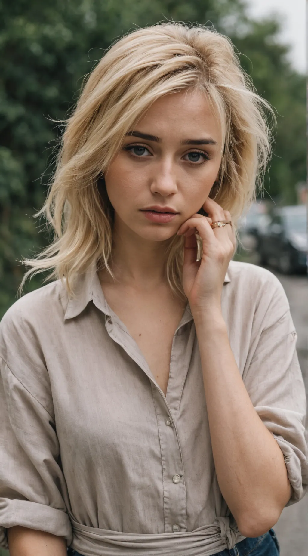 ai character: Luna background