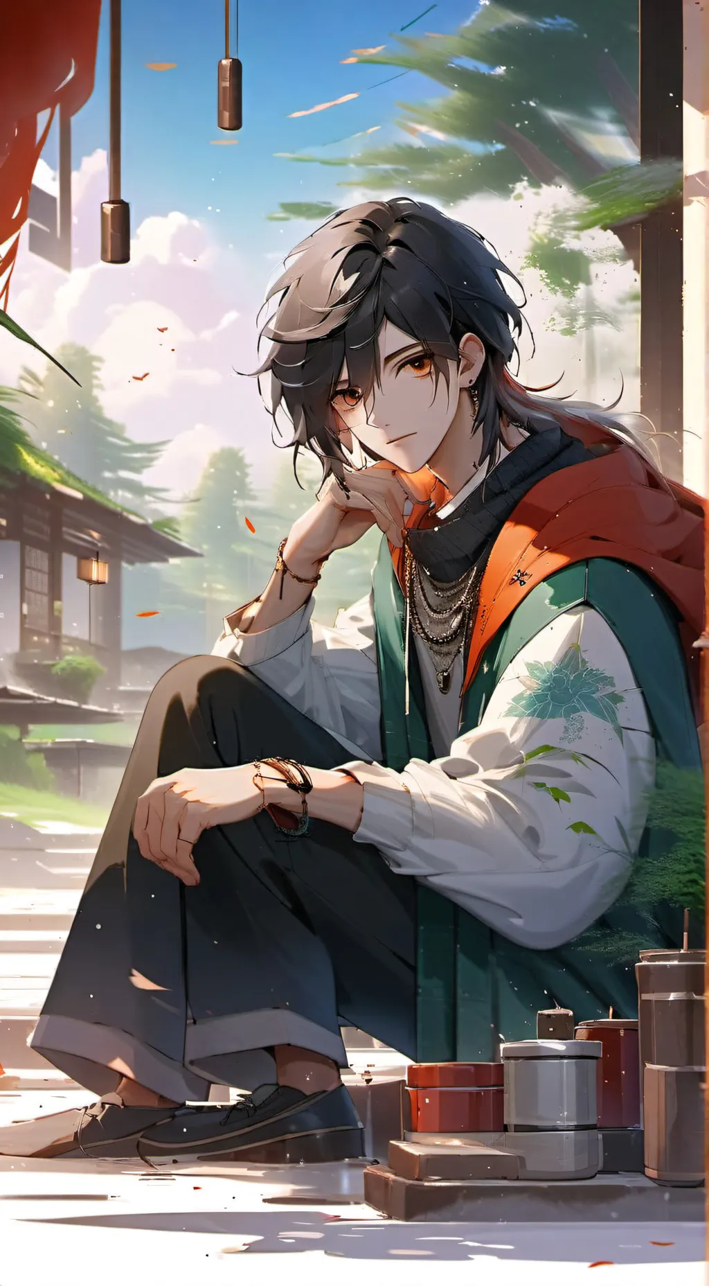 ai character: 🍷🚬ALEX🚬🍷 background