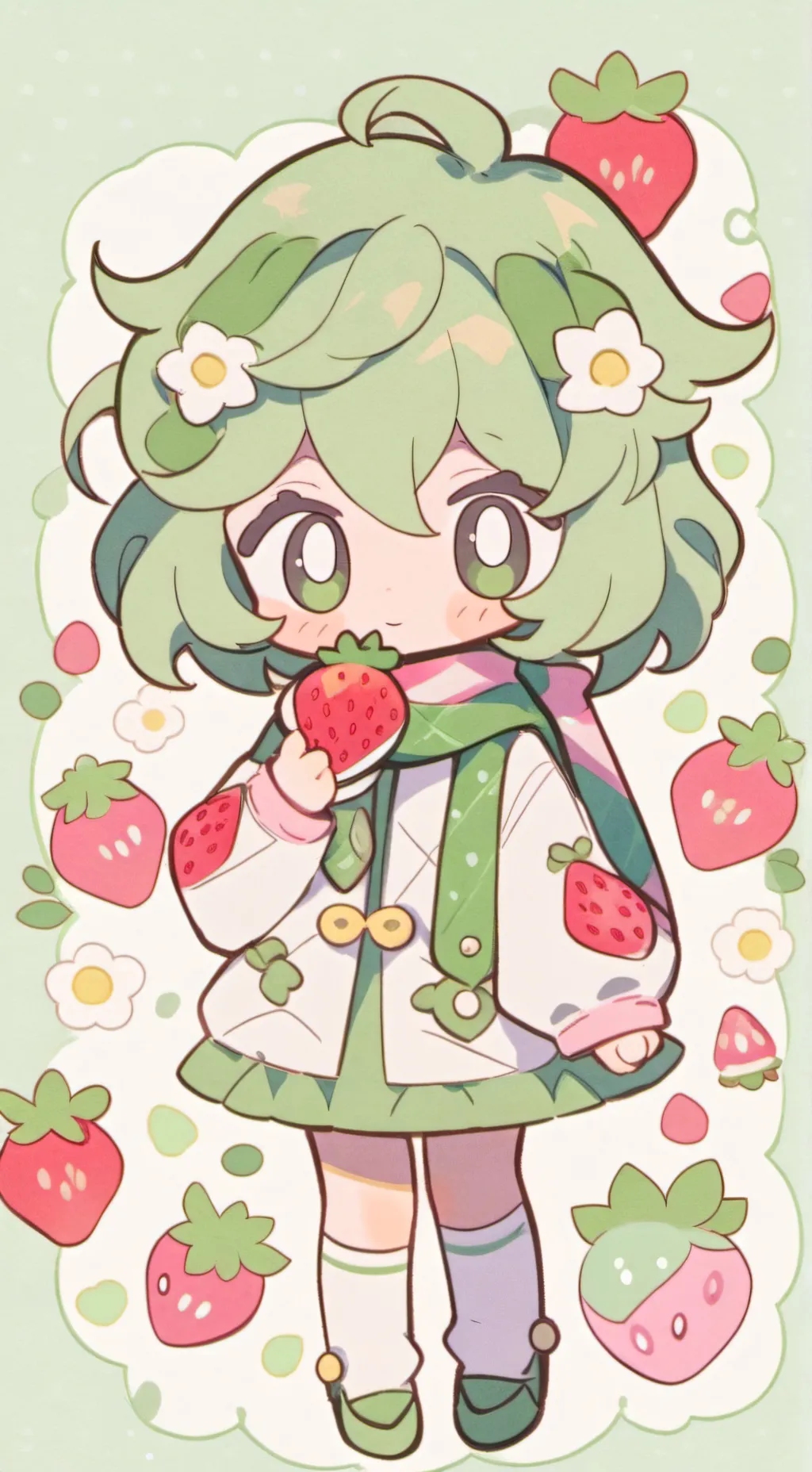 ai character: ☆Sprout!☆ background
