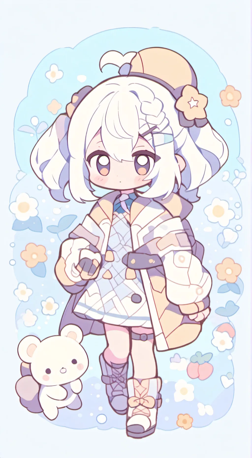 ai character: aniv kny background