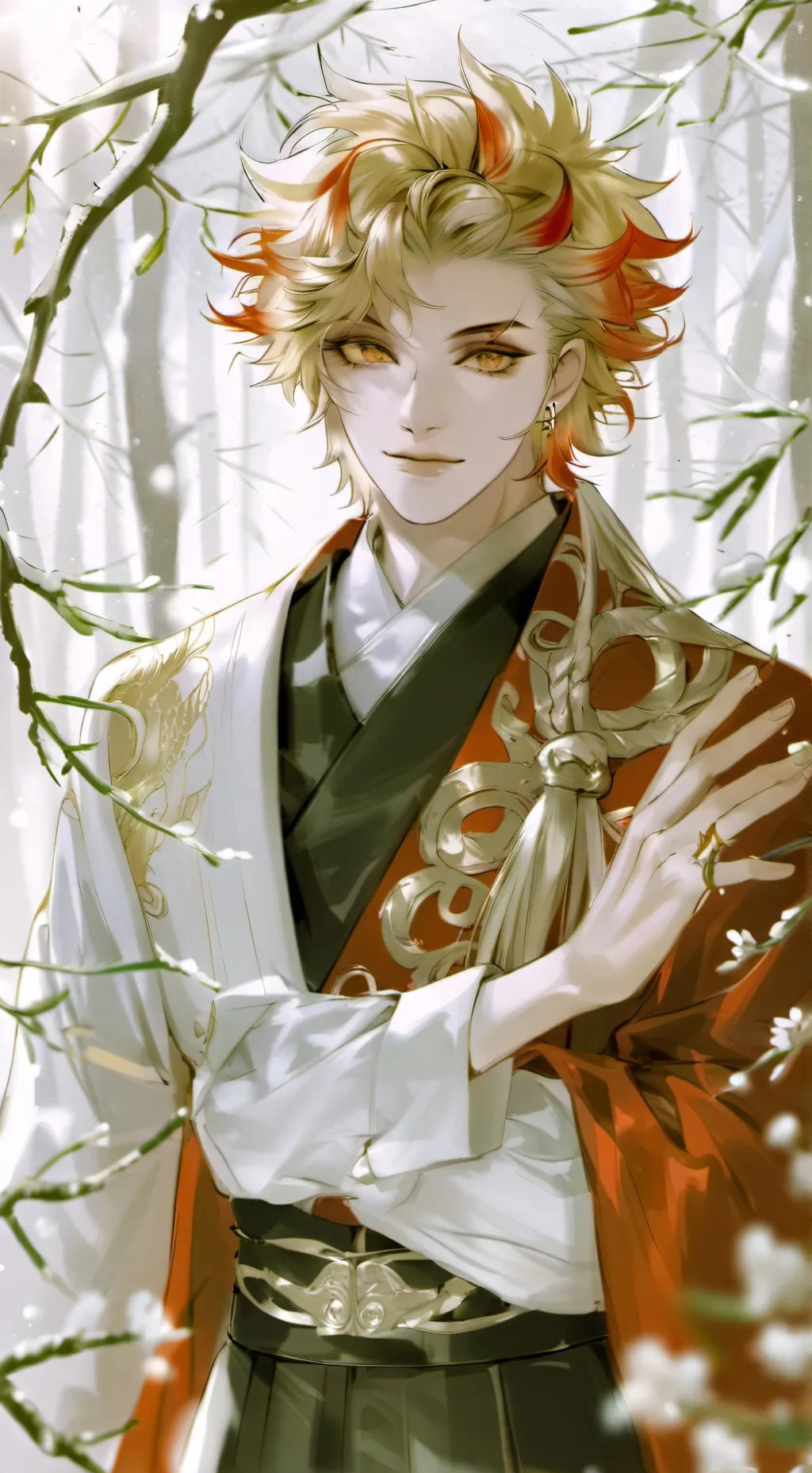 ai character: Rengoku wifey background