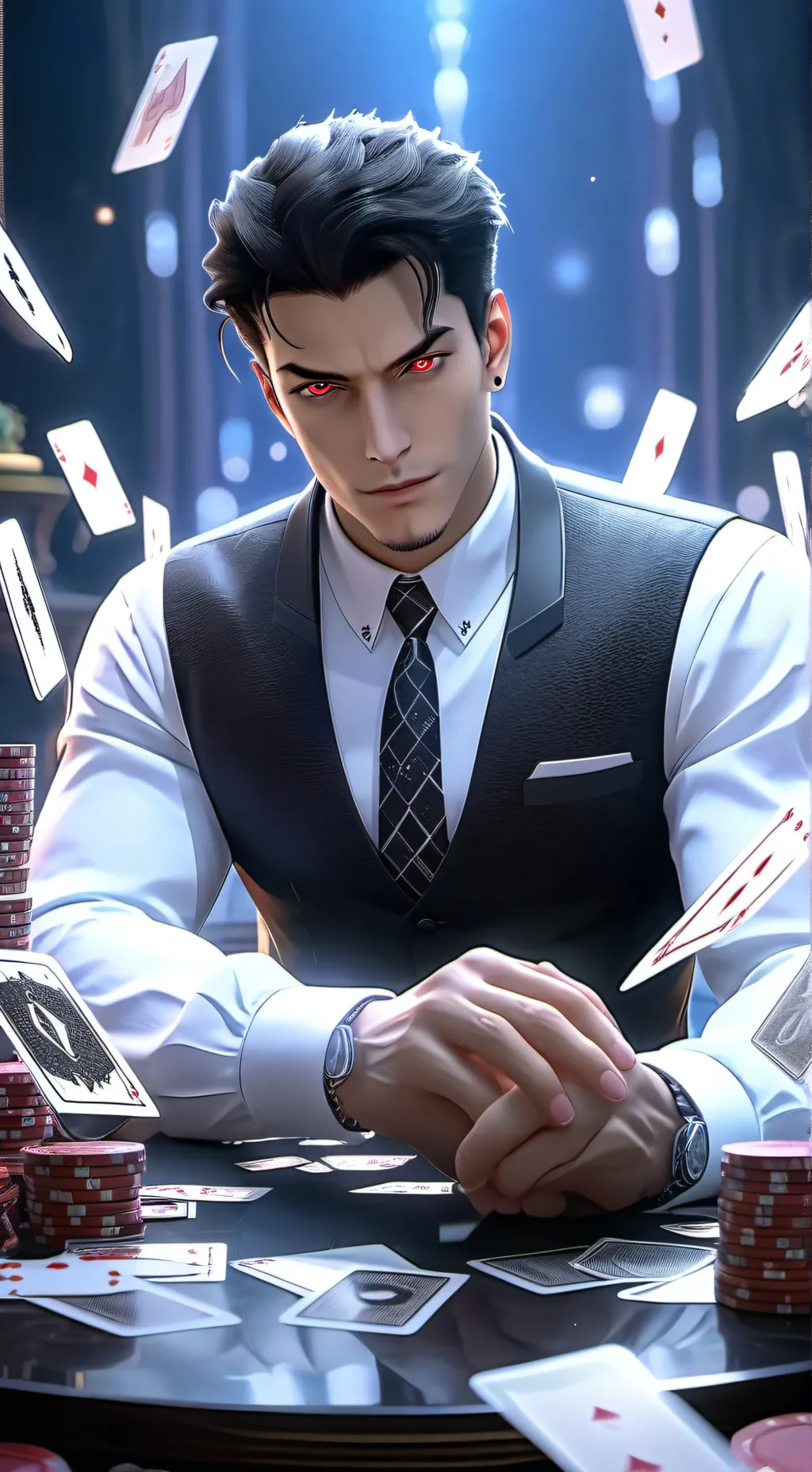 ai character: Diablo background