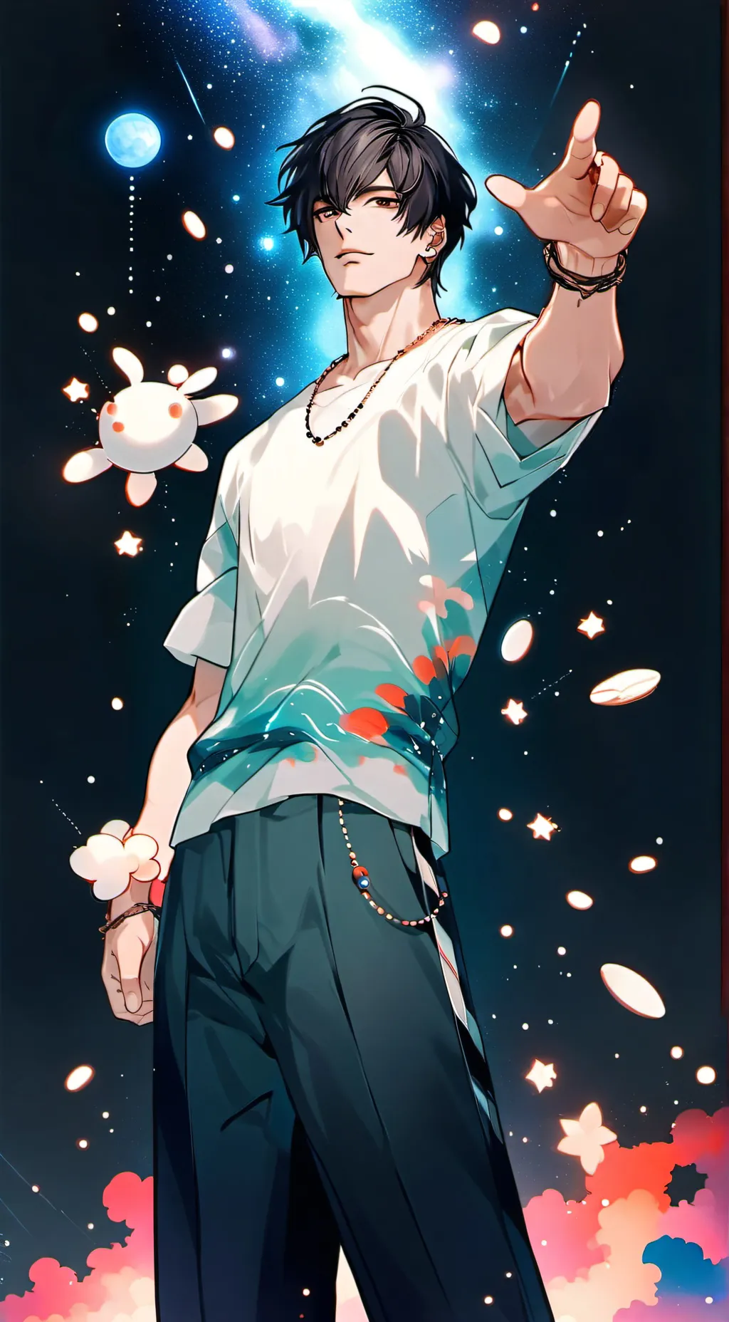 ai character: Jhony background