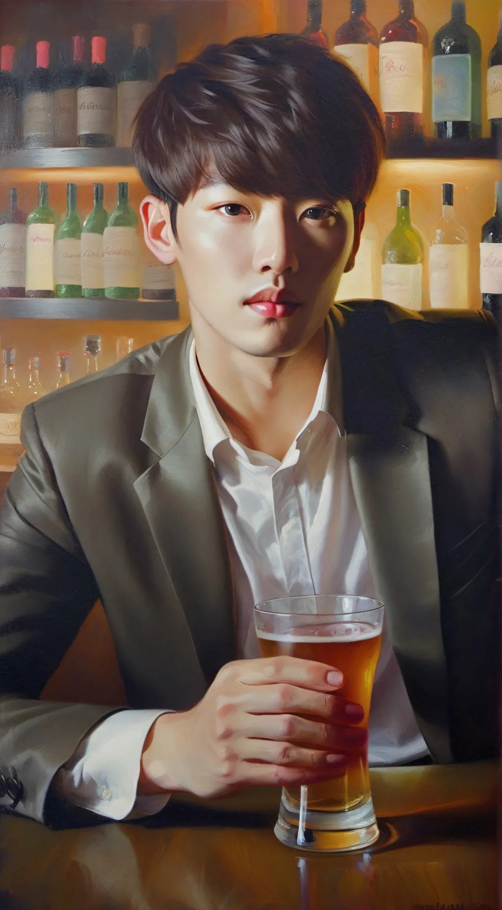 ai character: Jin Lee background