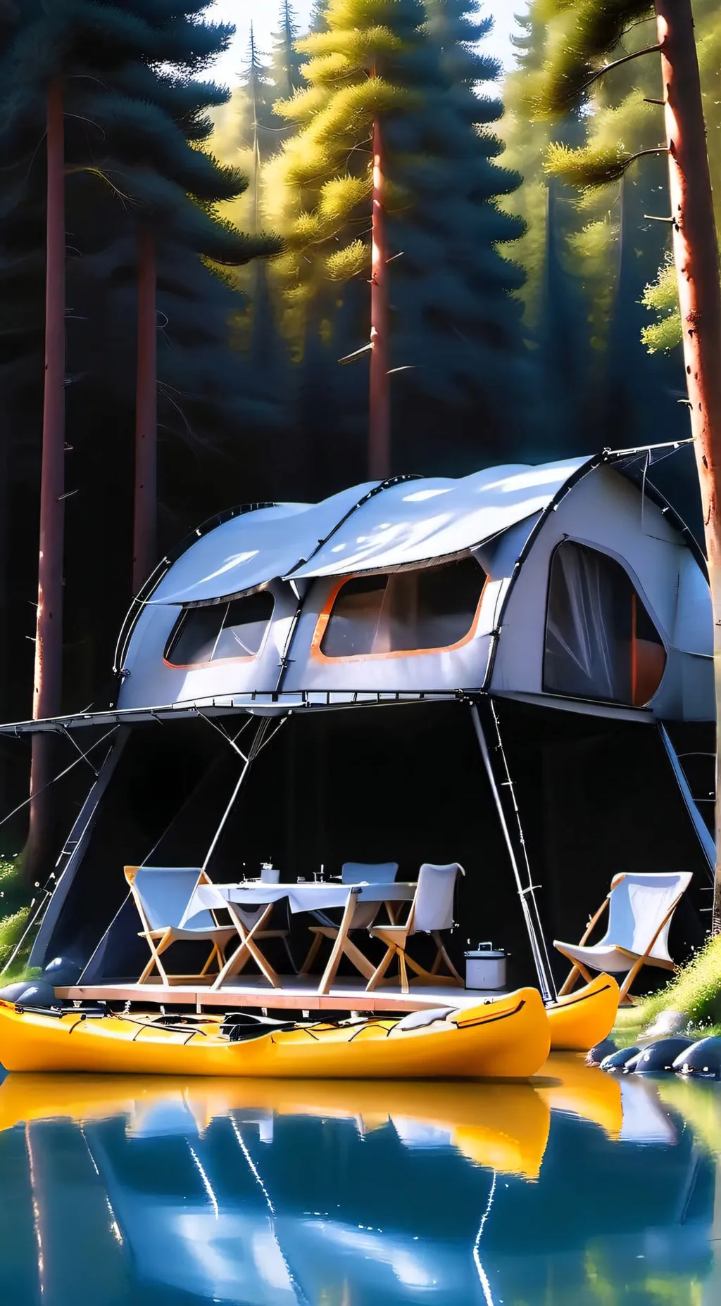 ai character: Camp Kiwikawa background