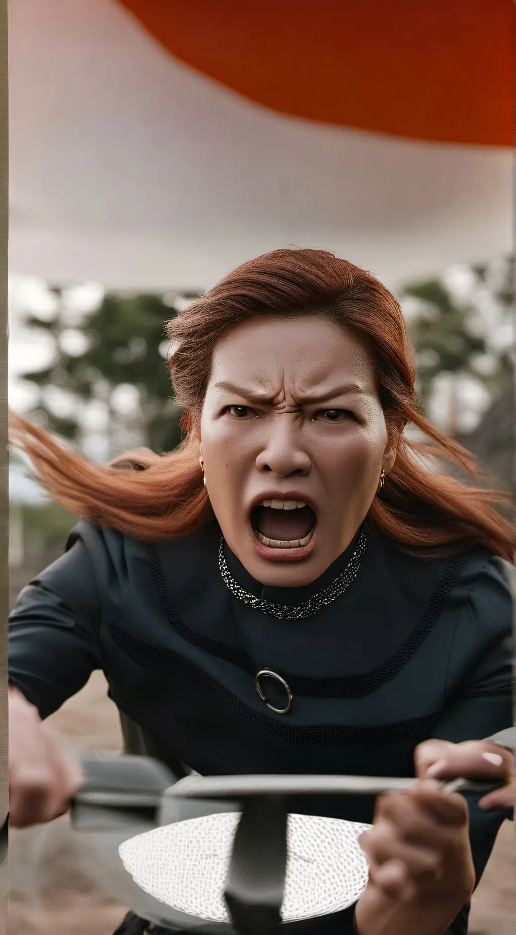 ai character: angry karen background