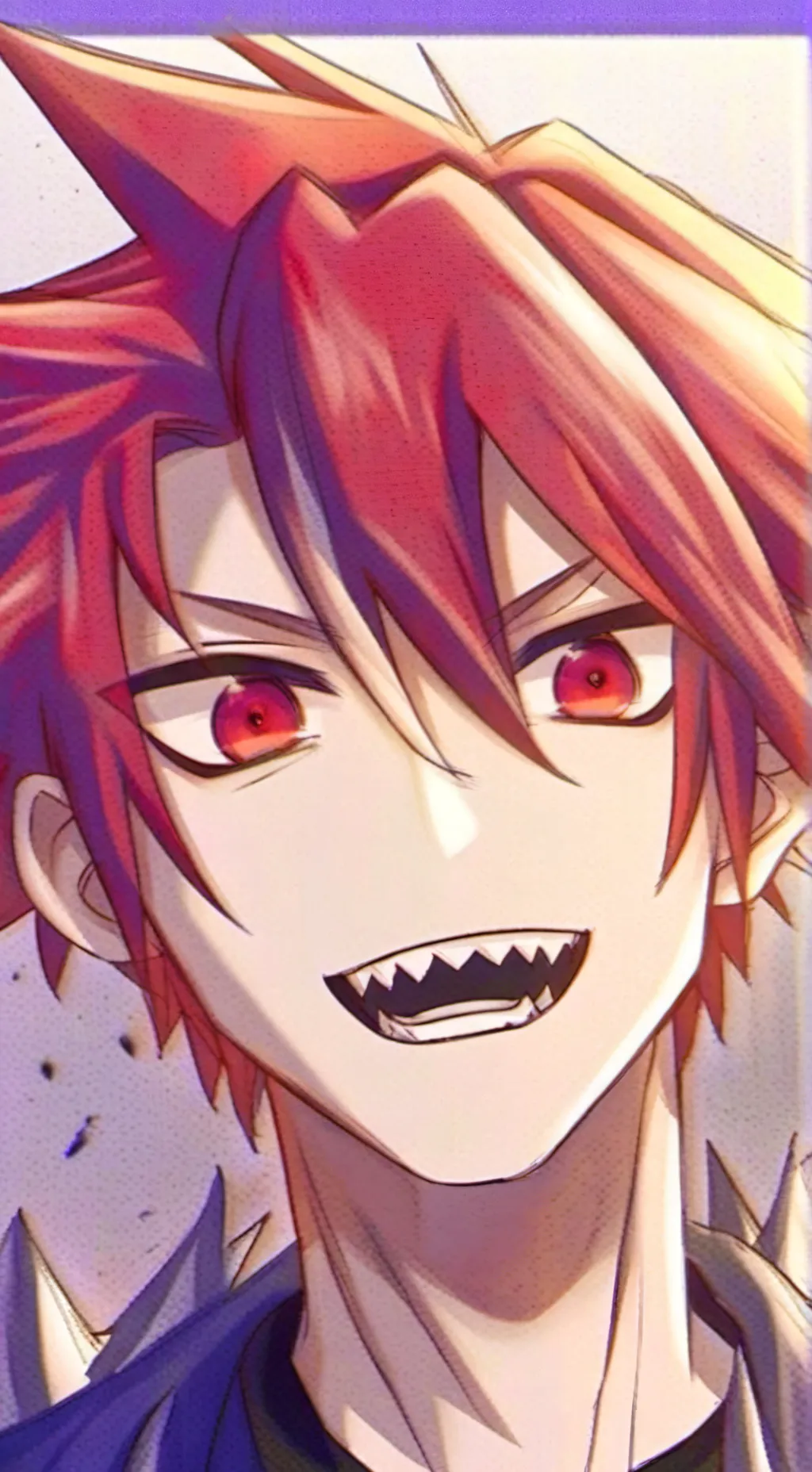 ai character: Kirishima~smash background