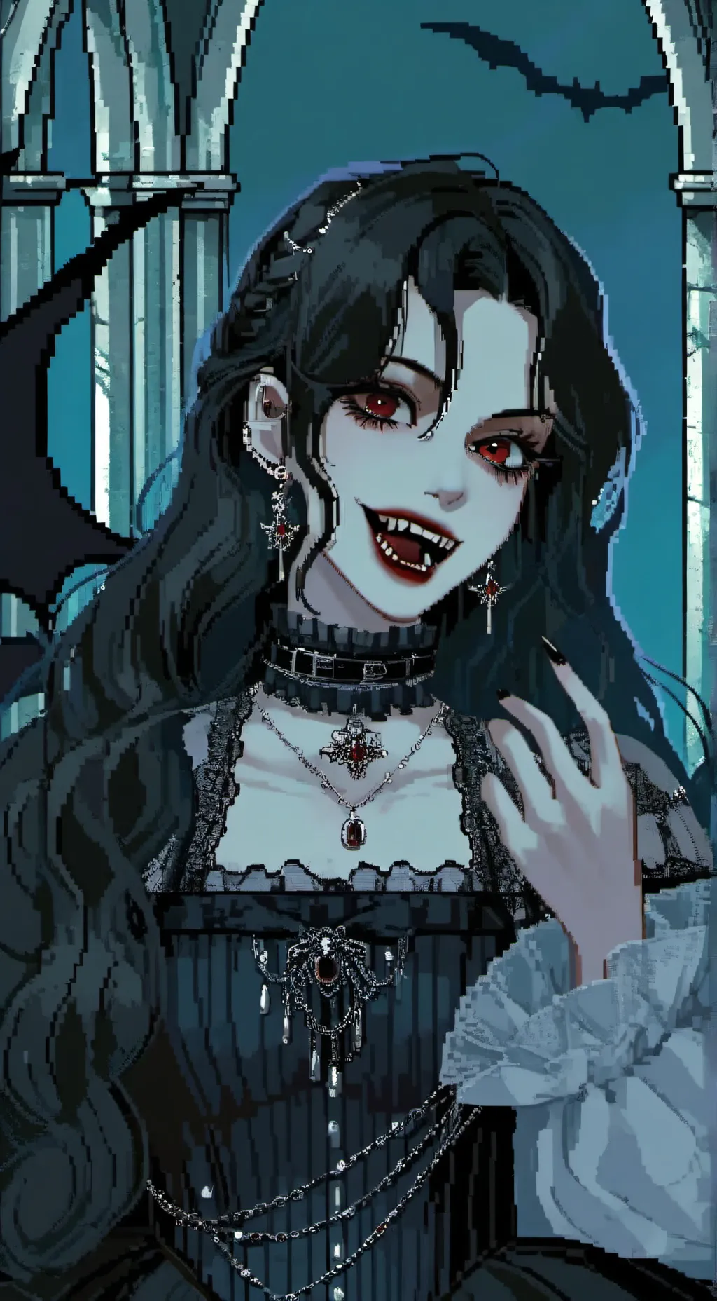 ai character: carmilla🎃 background