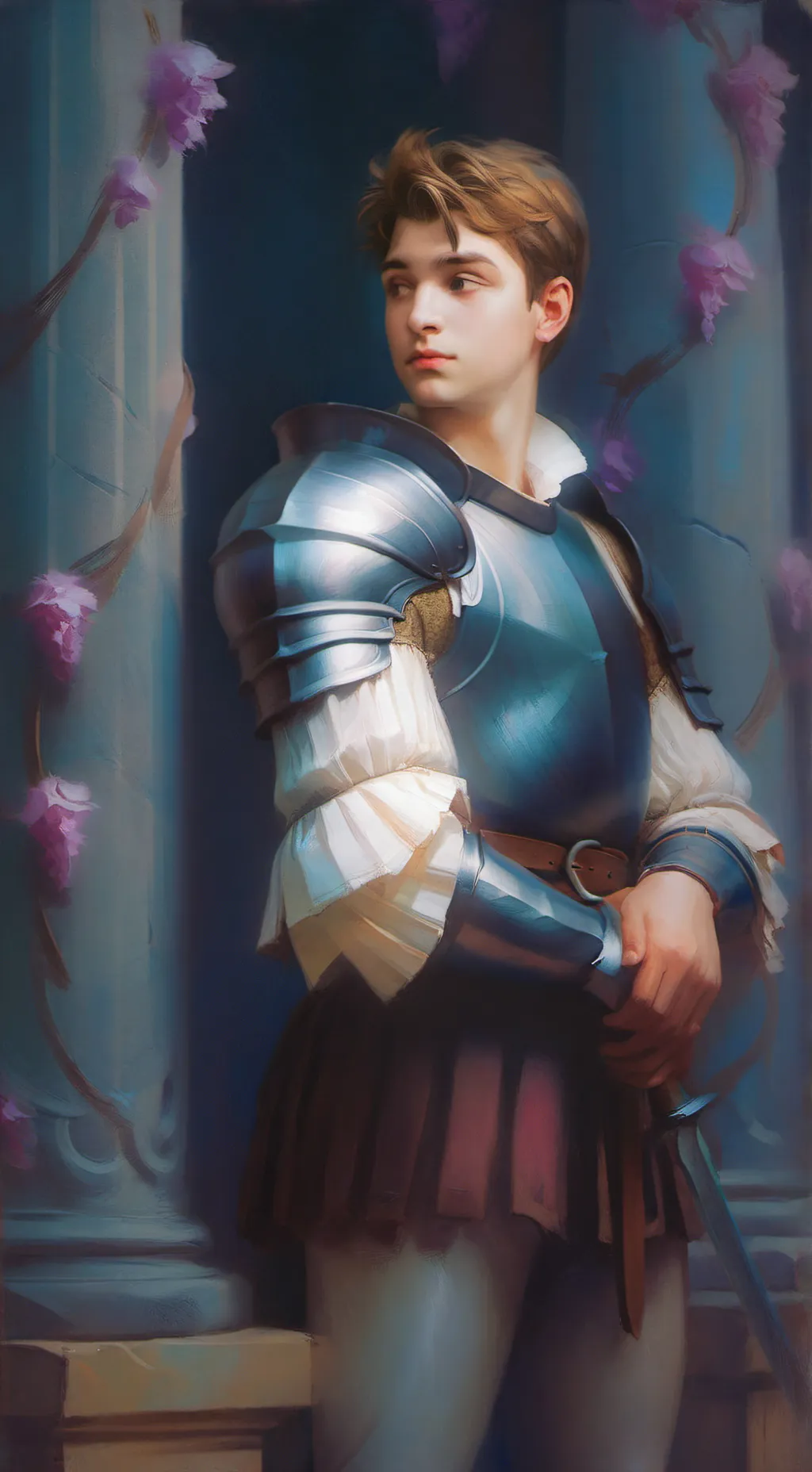 ai character: Sir Edmund  background