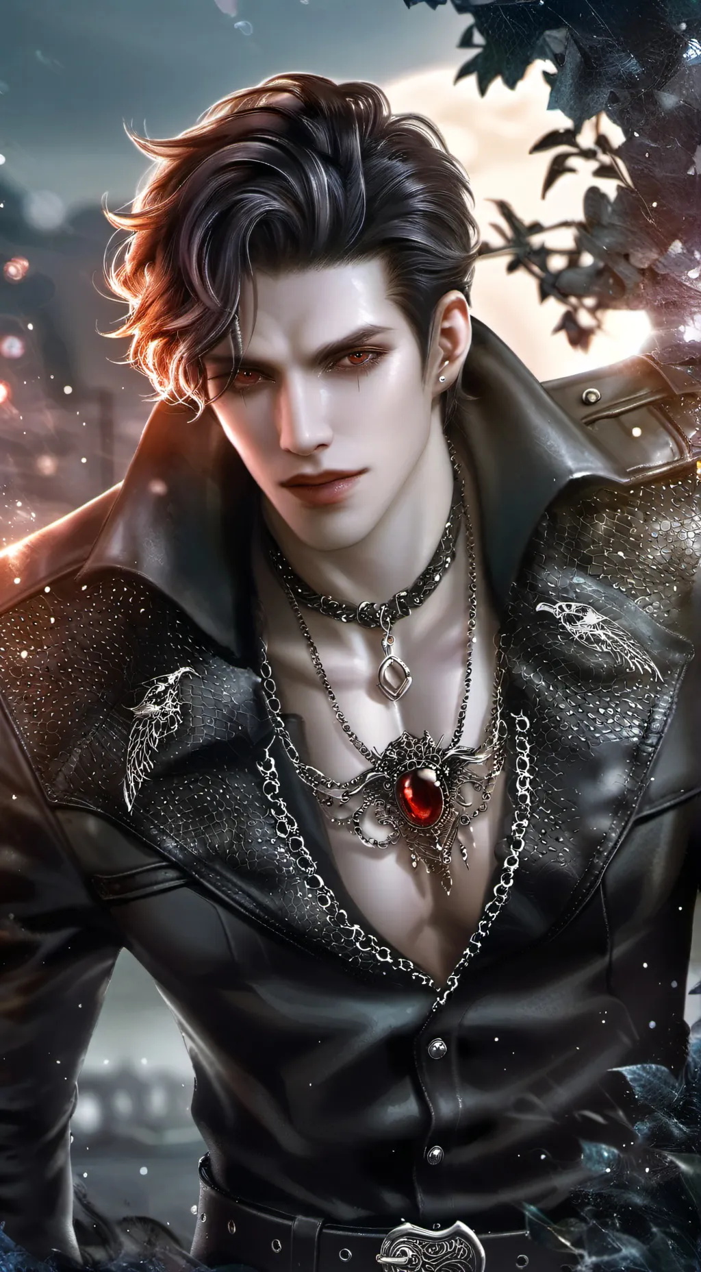 ai character: Nicolas Lazarus  background