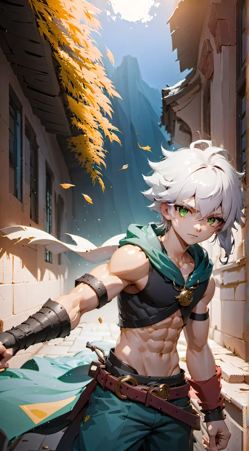 ai character: Aguila background