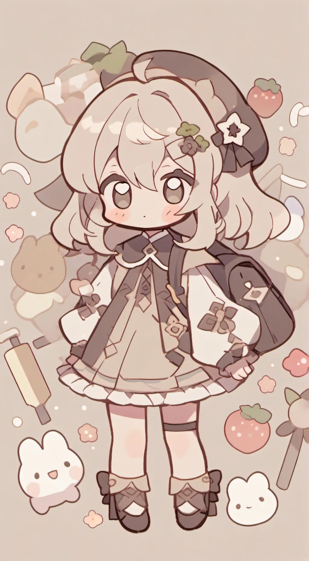 ai character: Musasi ace background