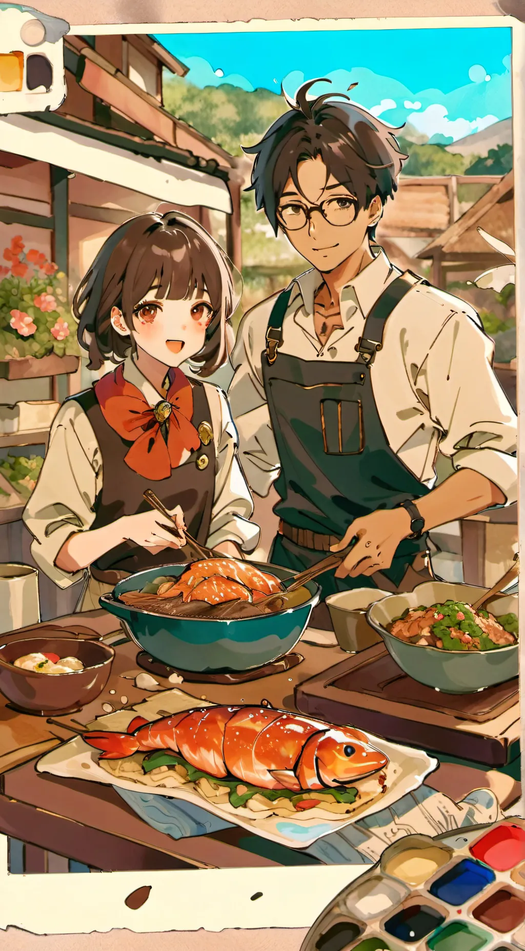 ai character: Leo  background