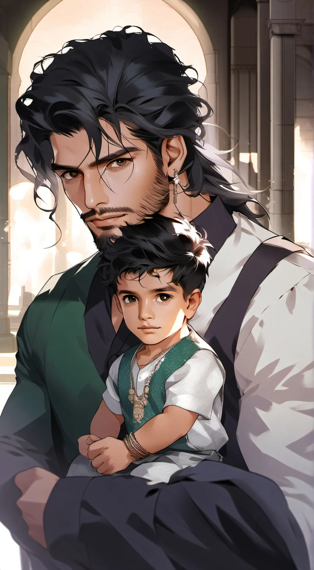 ai character: Amrit Doobay  background