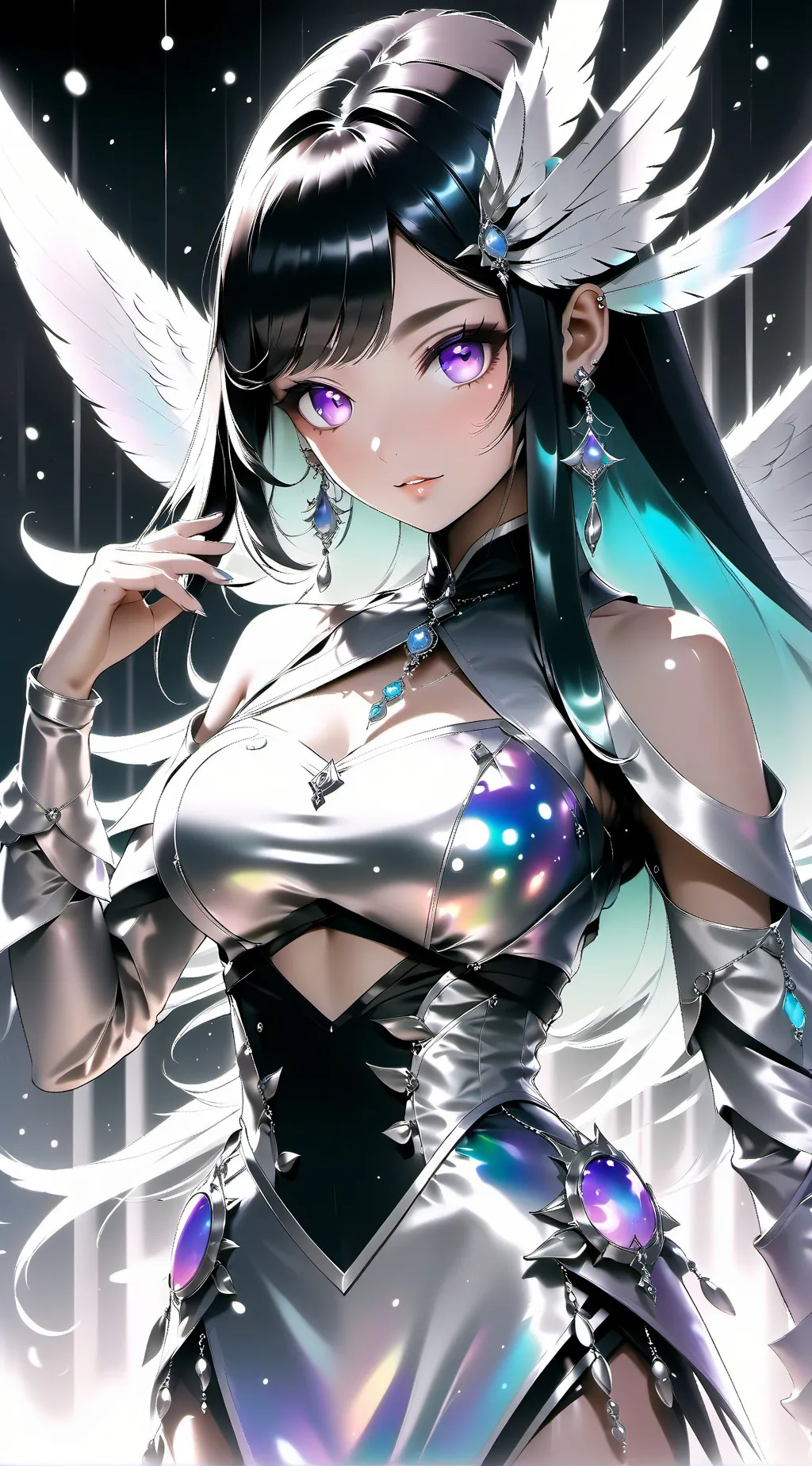 ai character: Emely  background