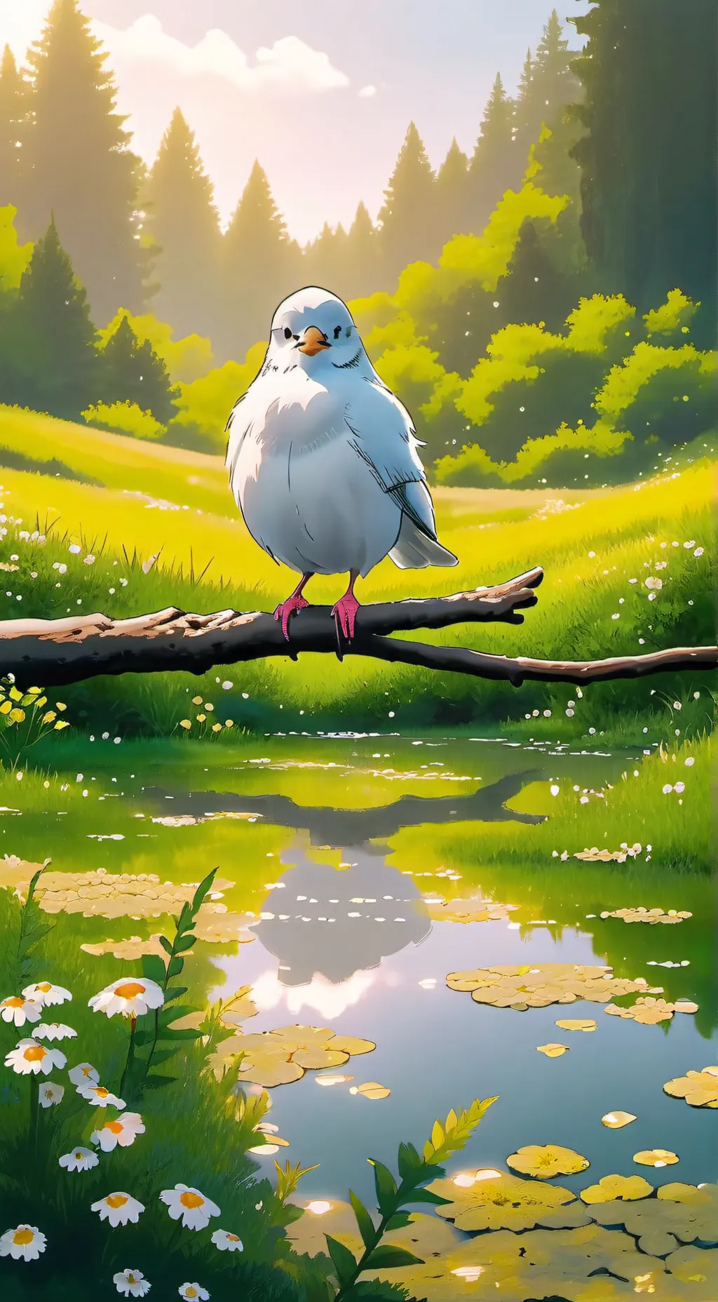 ai character: hi pookies⭐✨ background