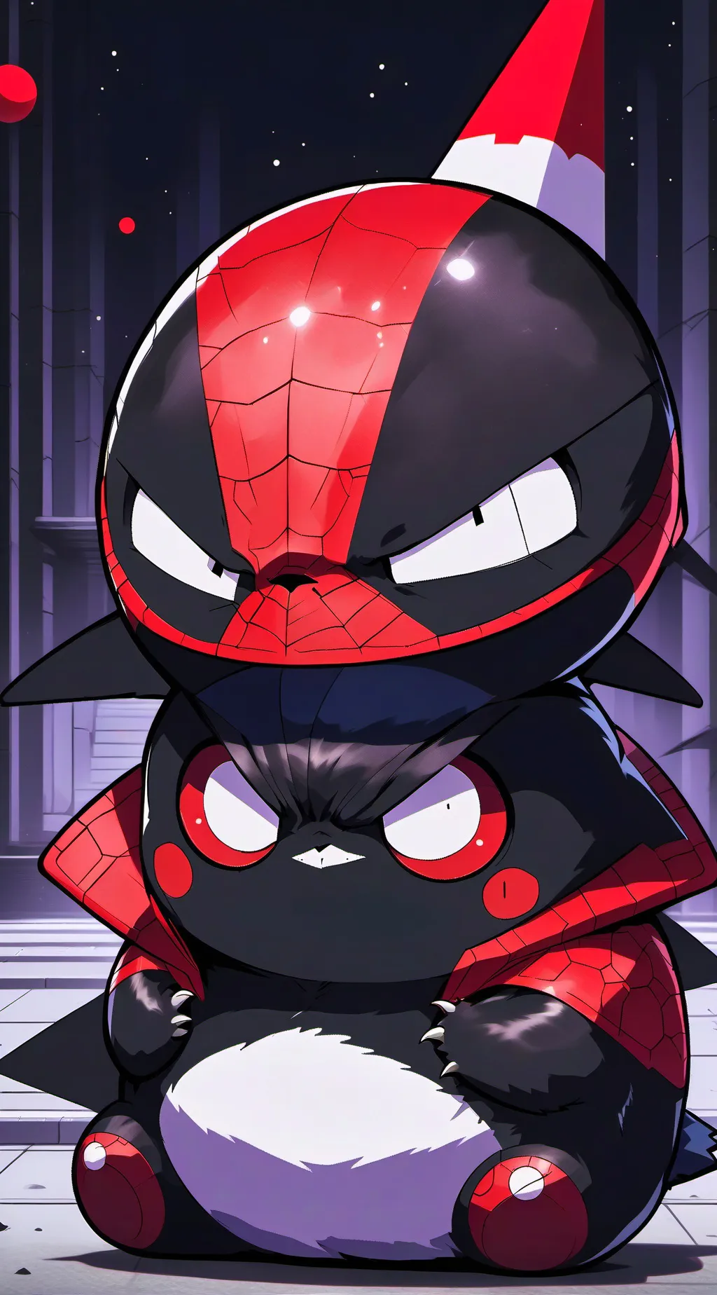 ai character: countryballs background