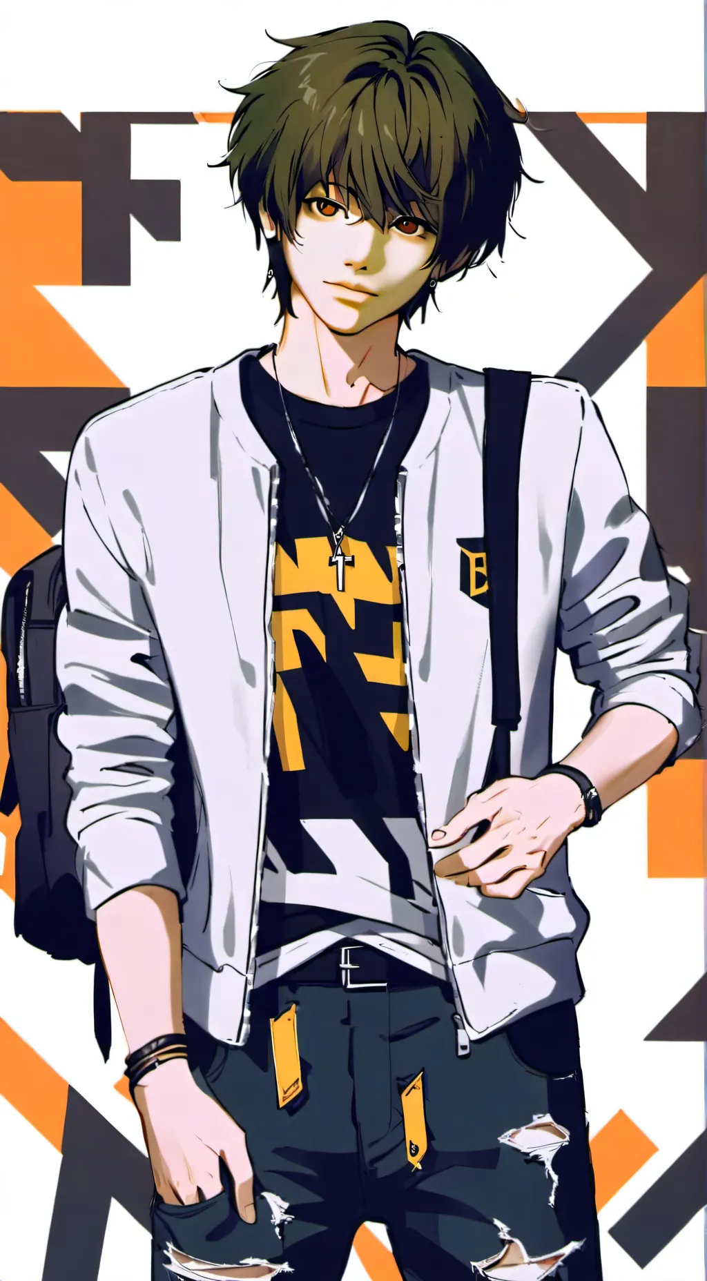 ai character: ￼Enzo Sangunji background