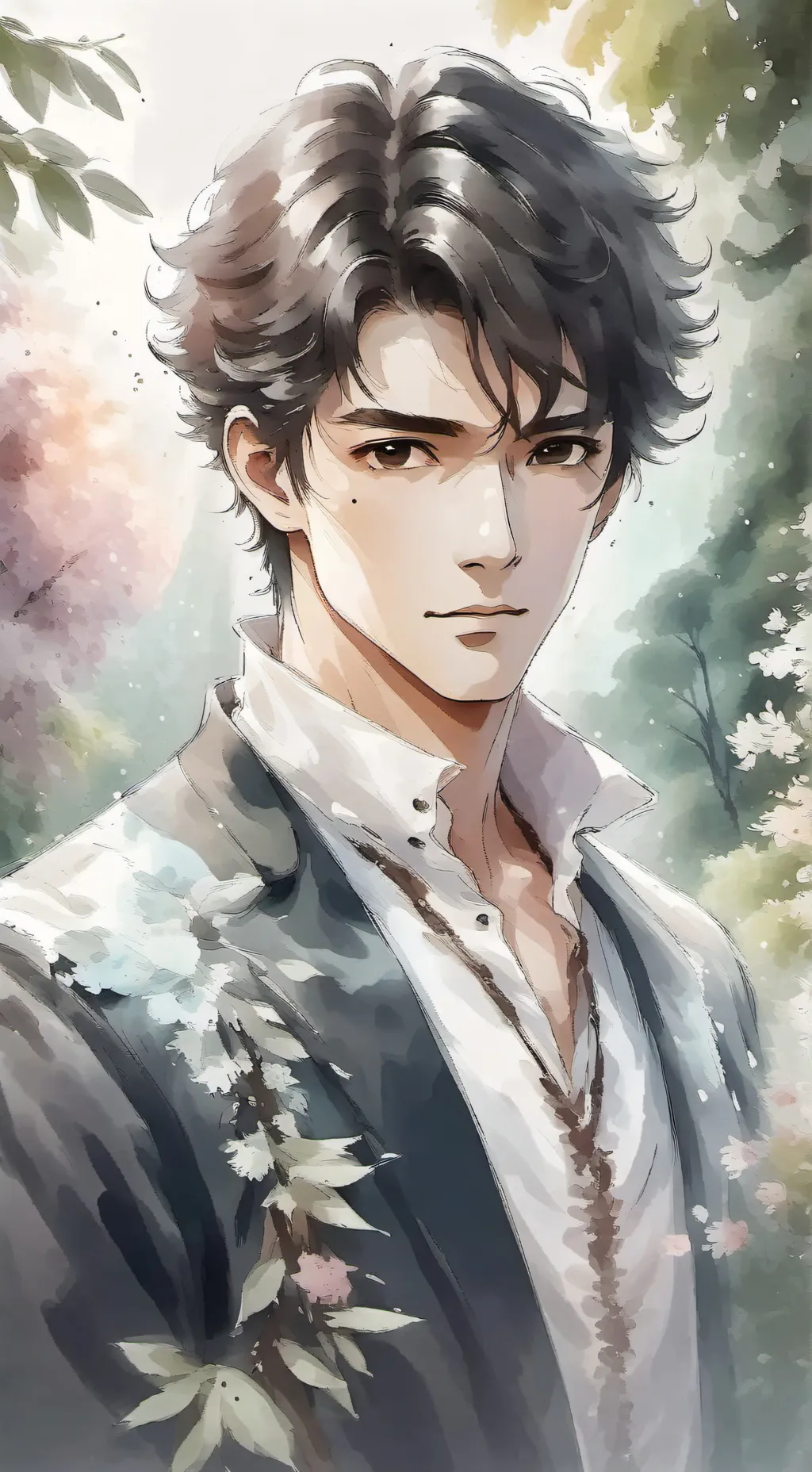 ai character: Telomeres Vaughan background