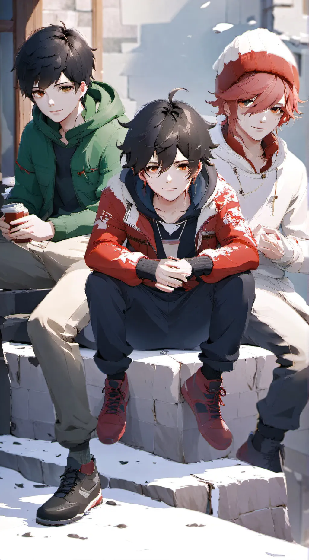 ai character: Mundo de garotos background