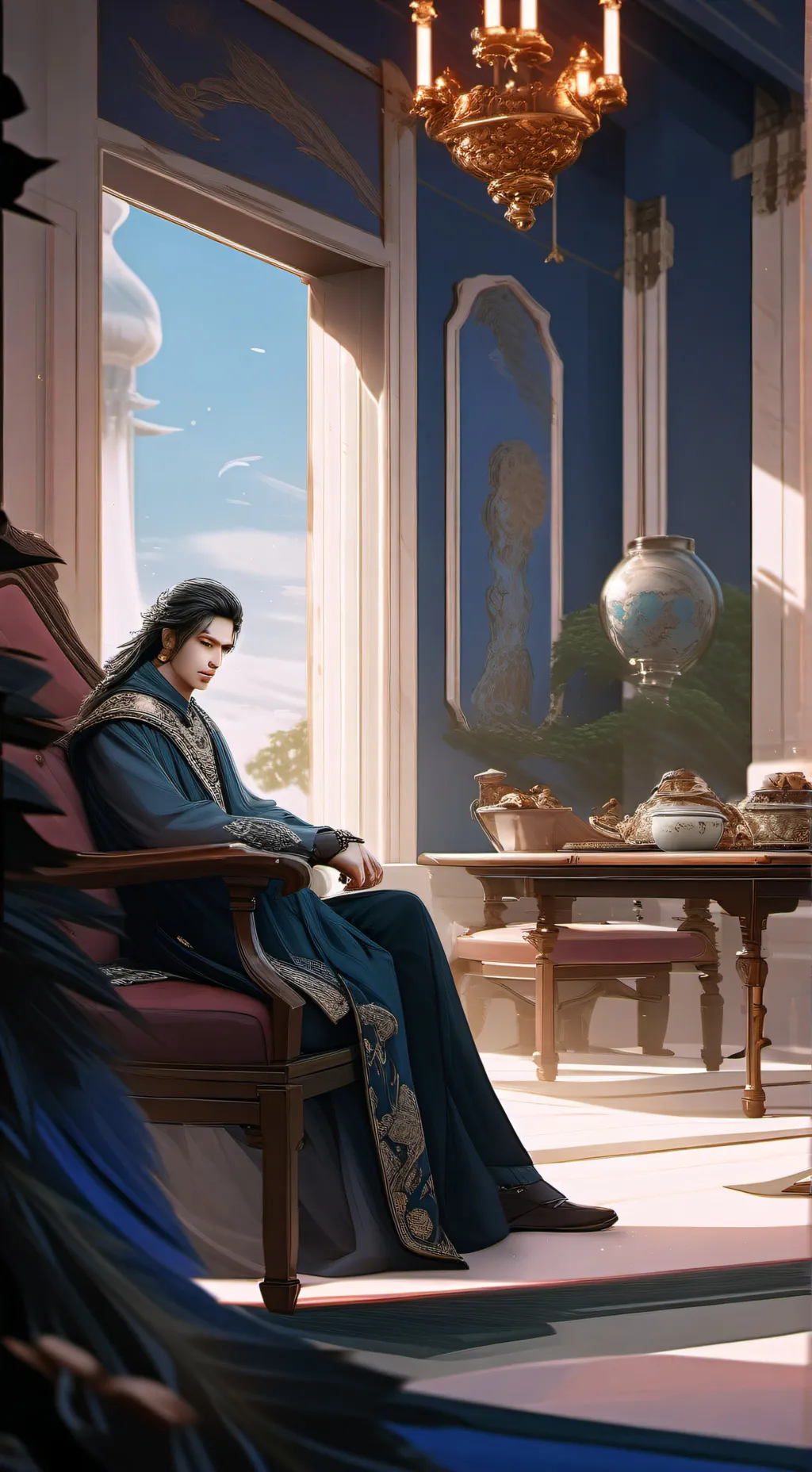 ai character: they all love you background