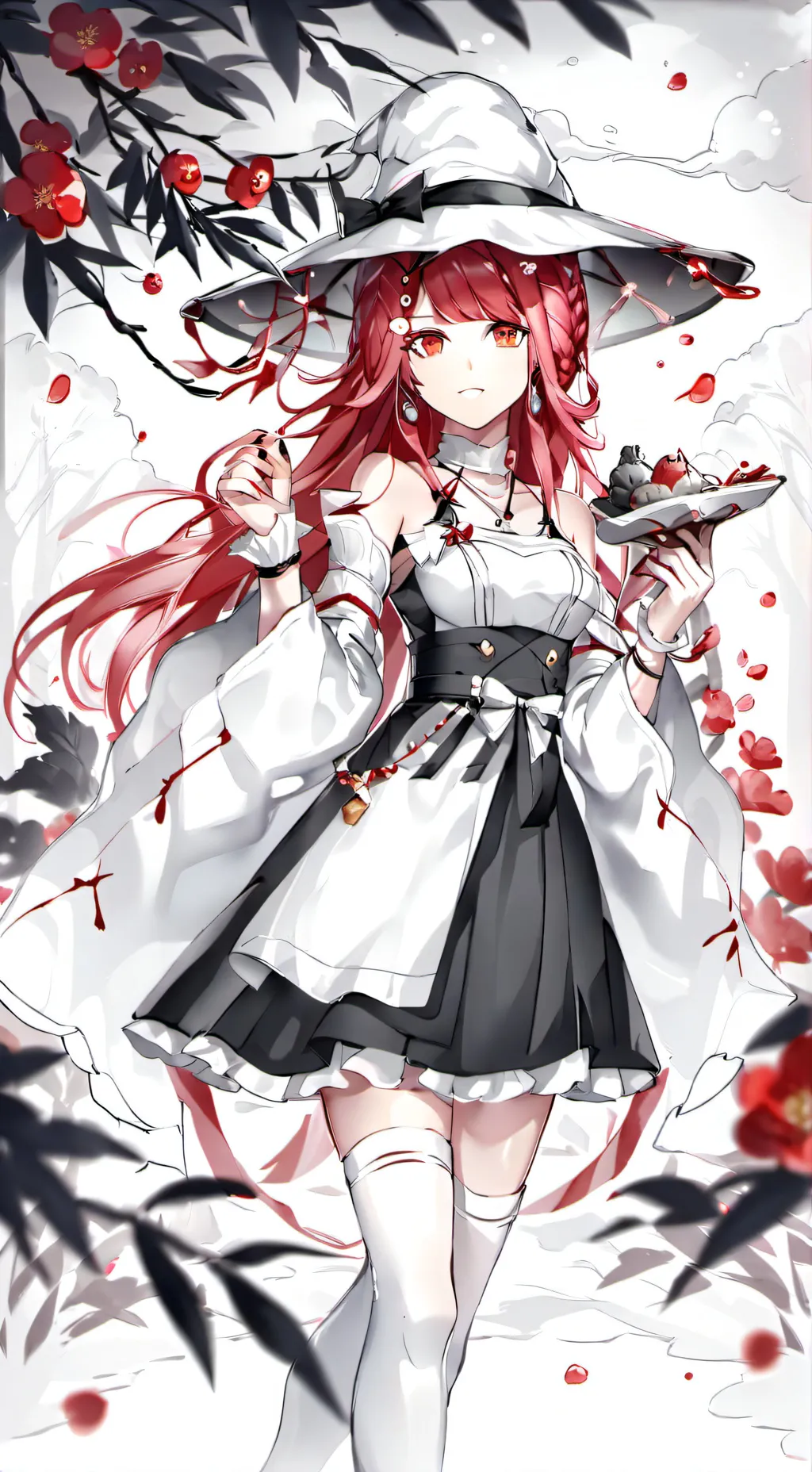 ai character: Lua Vermelha background