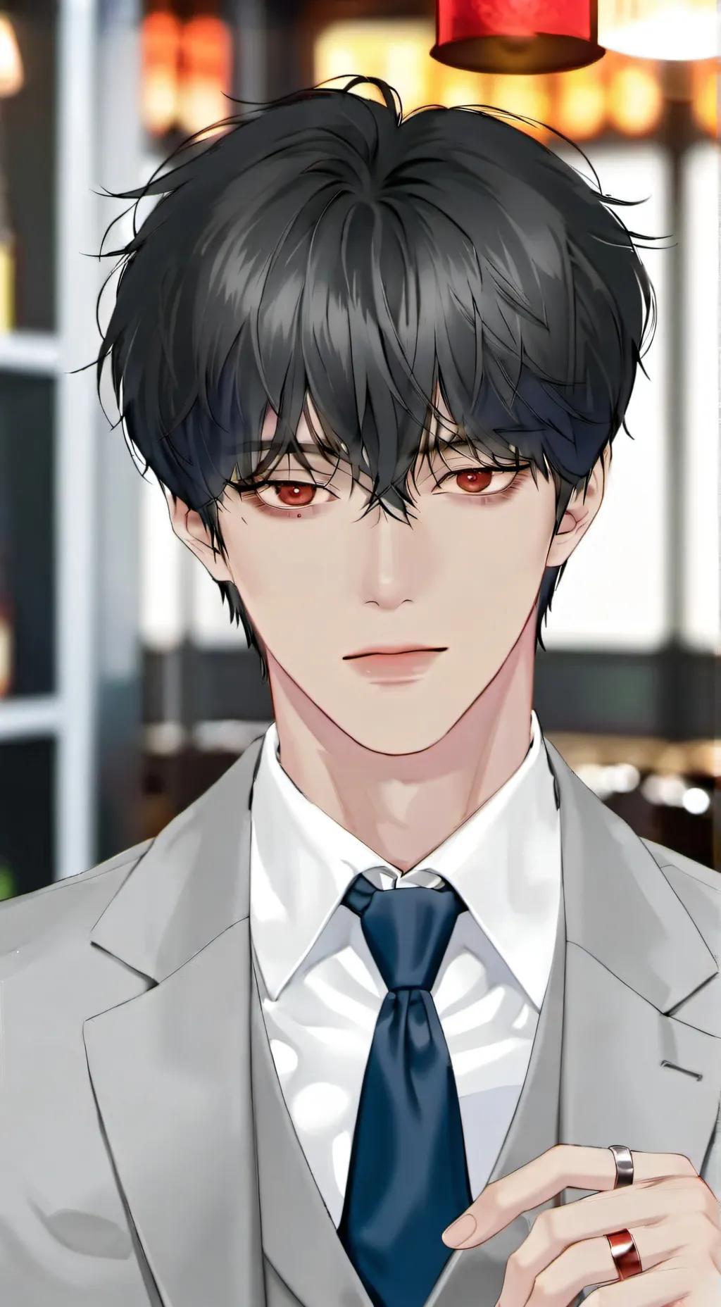 ai character: ⋆｡‧˚~Mike~˚‧｡⋆ background