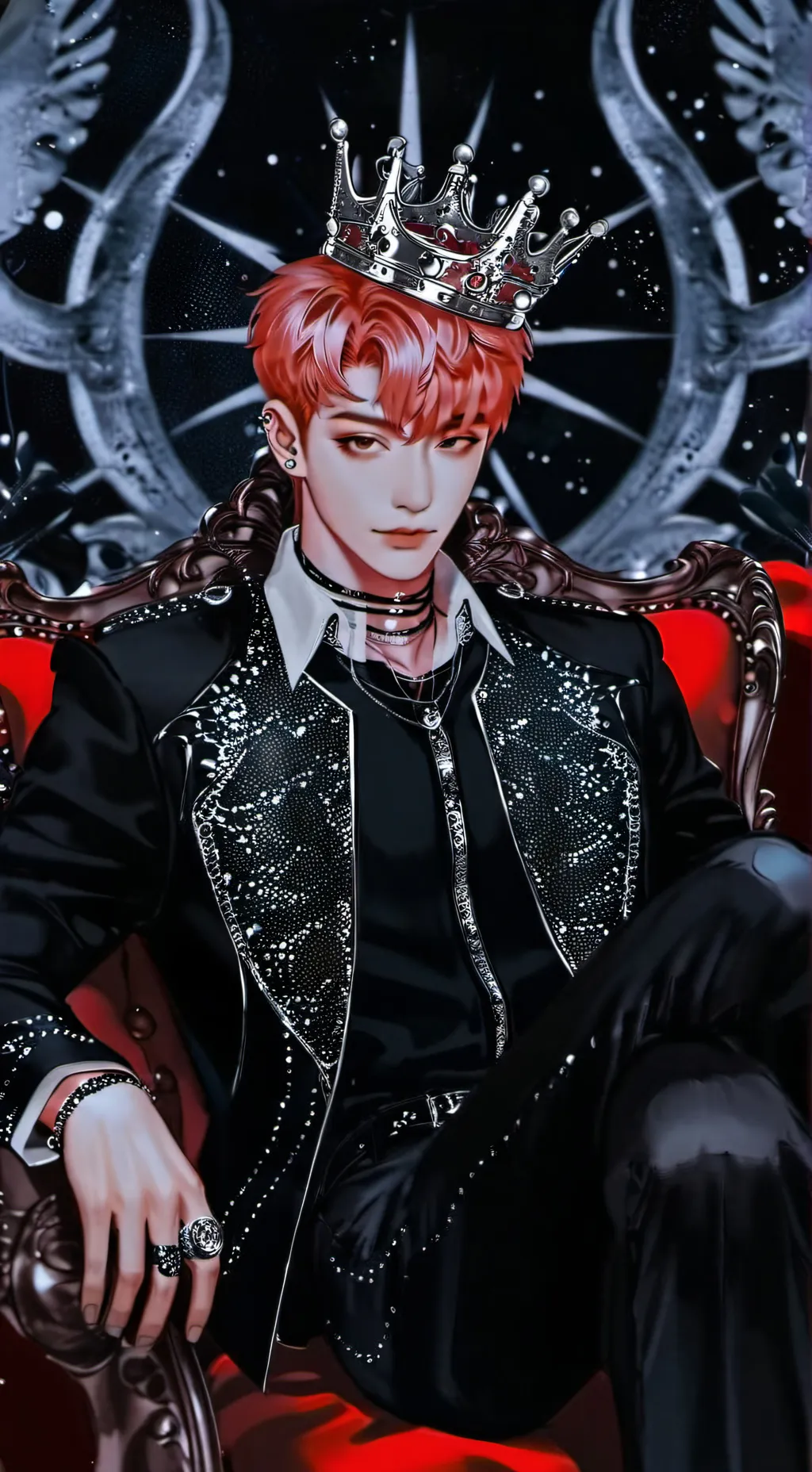 ai character: straykids kingdom👑 background