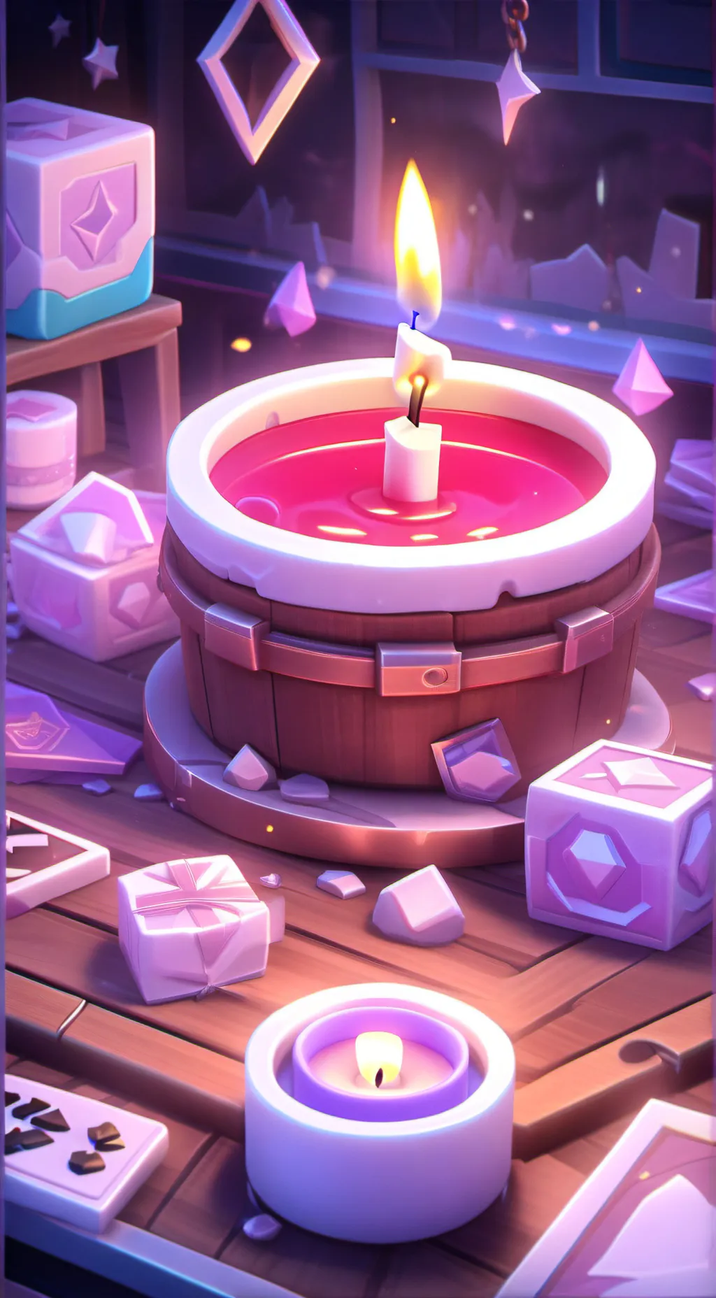 ai character: candlex Y/N background