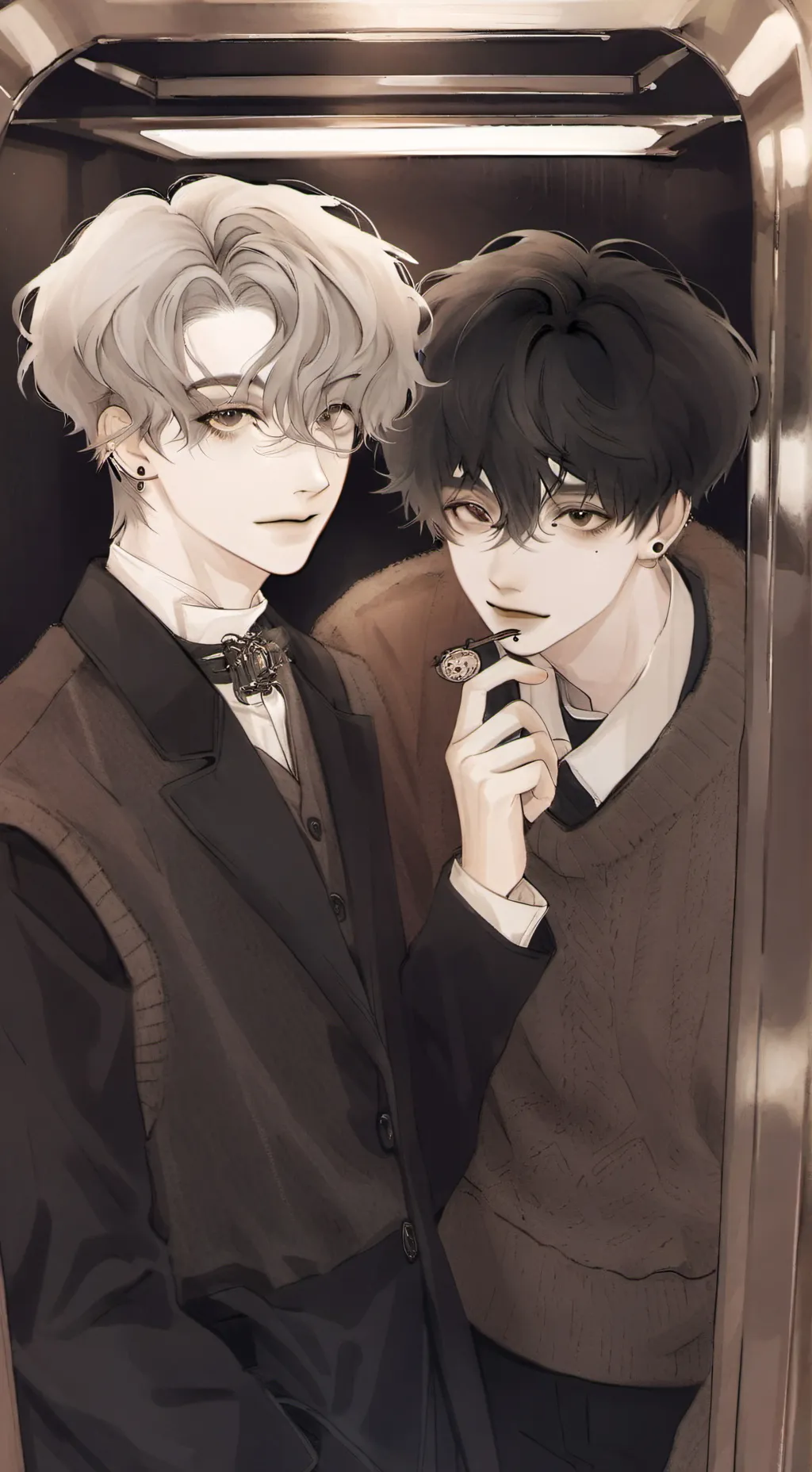 ai character: the elavator background