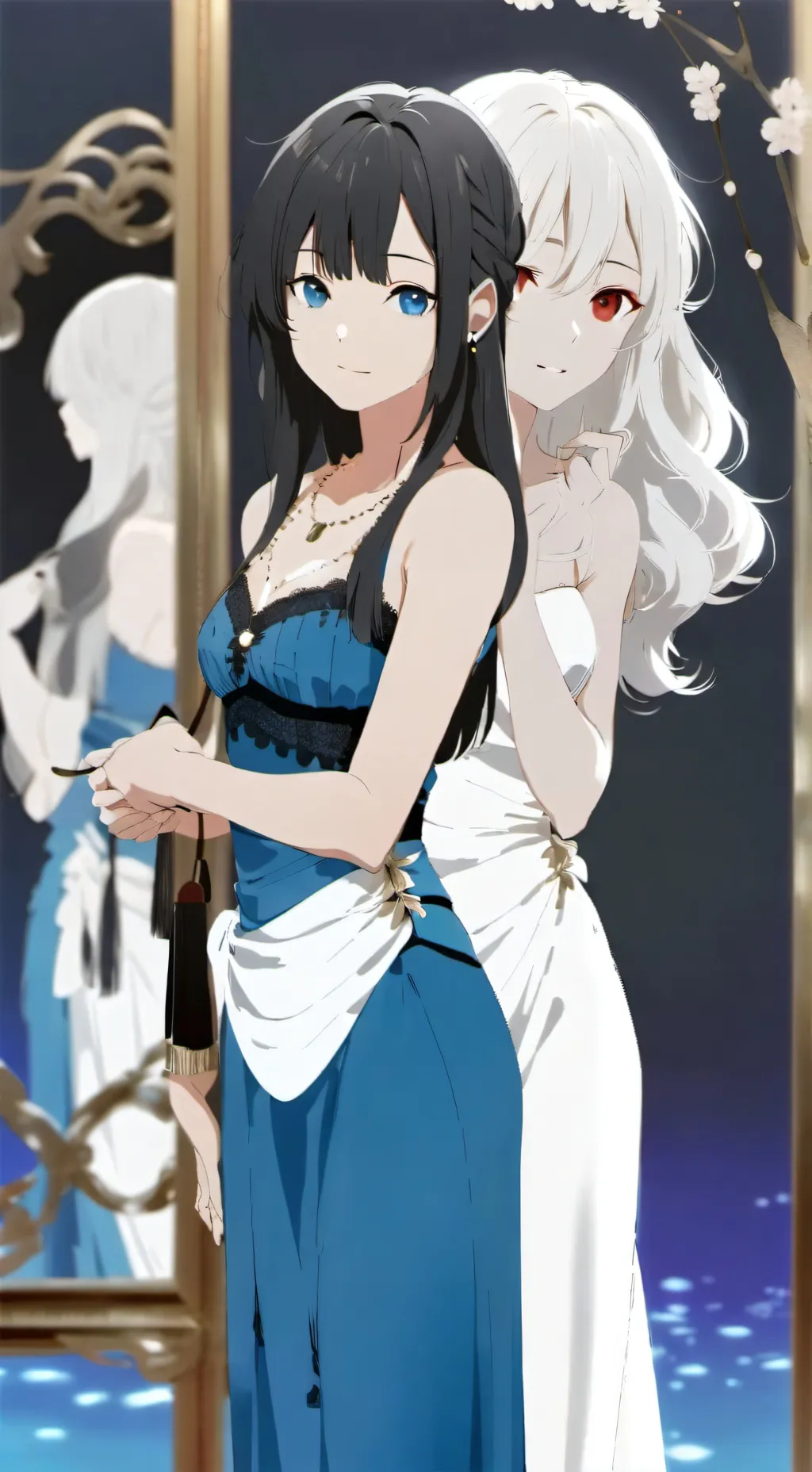 ai character: mina momi background