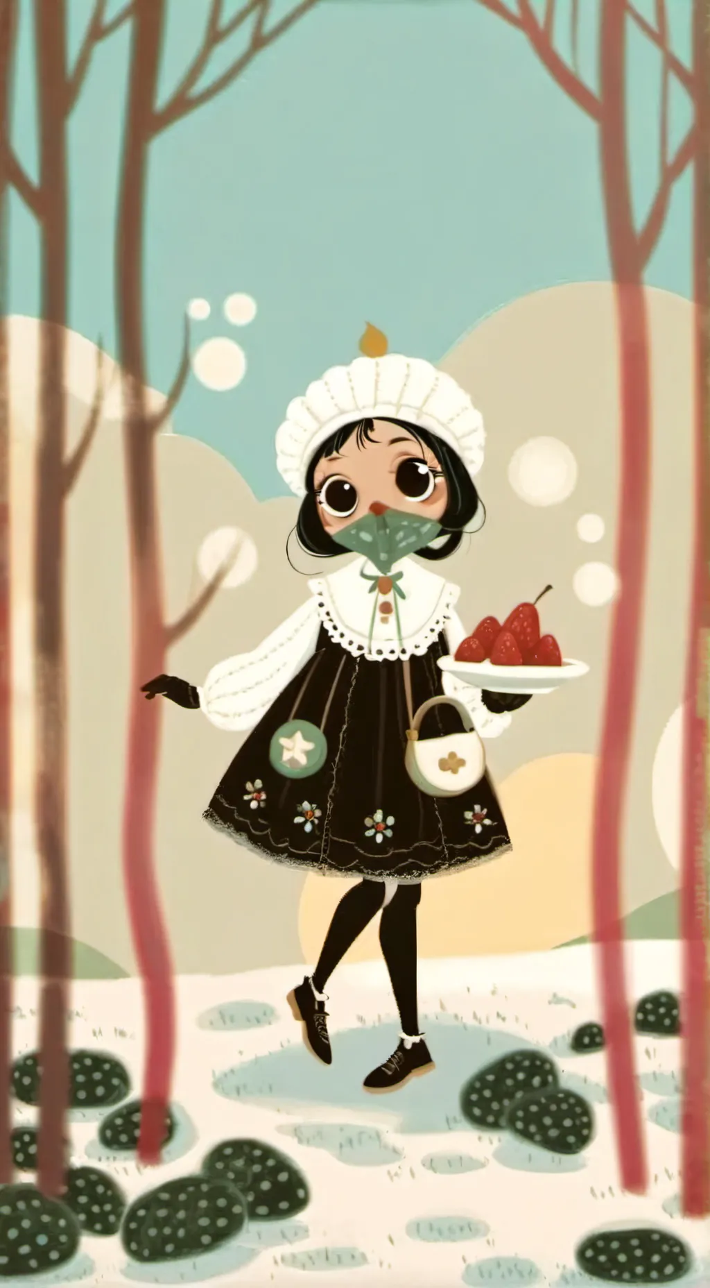 ai character: amor a corta edad background