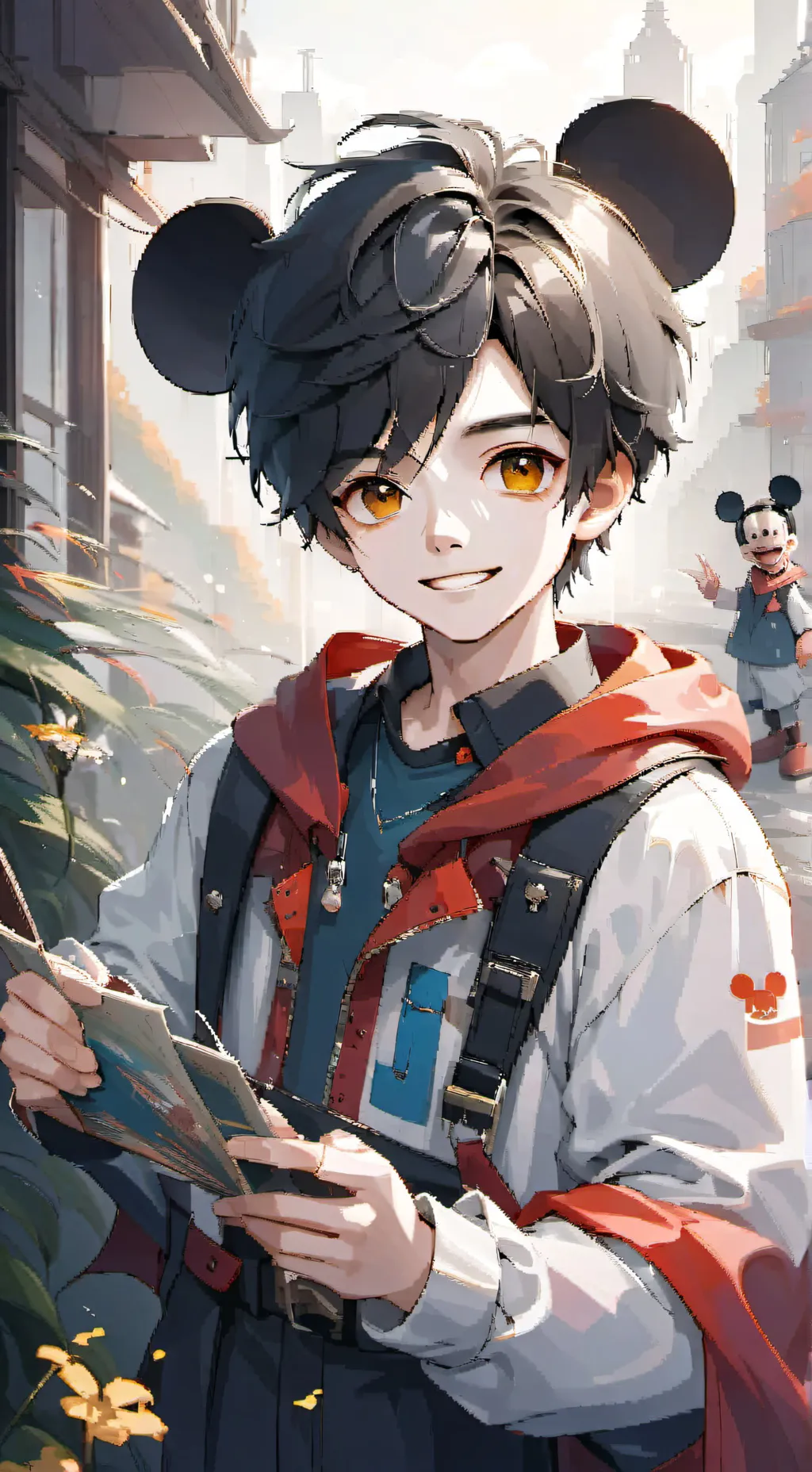 ai character: ~Maxi Mouse~ background