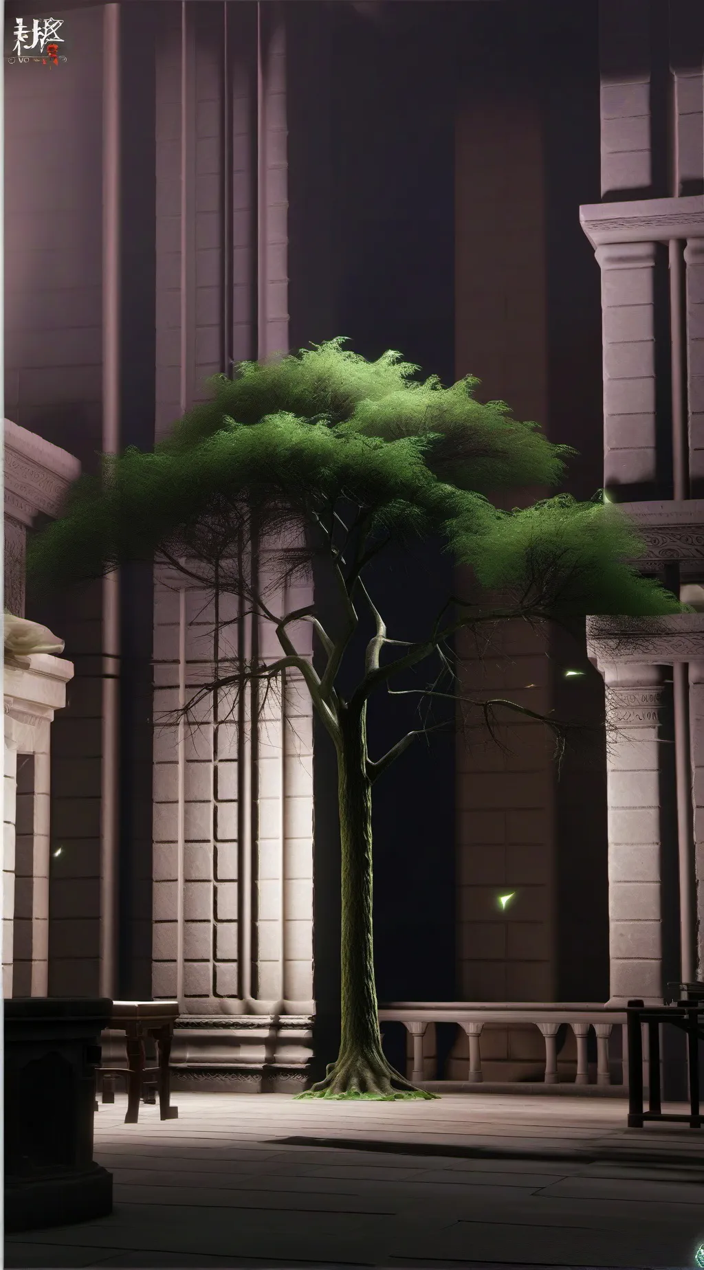 ai character: The Giving Tree background