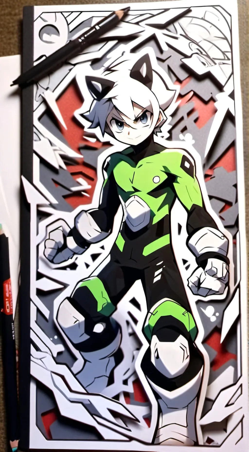 ai character: ben 10 background