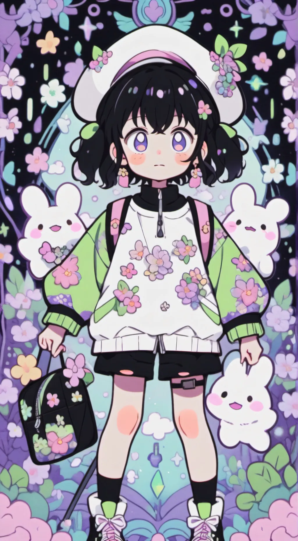 ai character: kny background