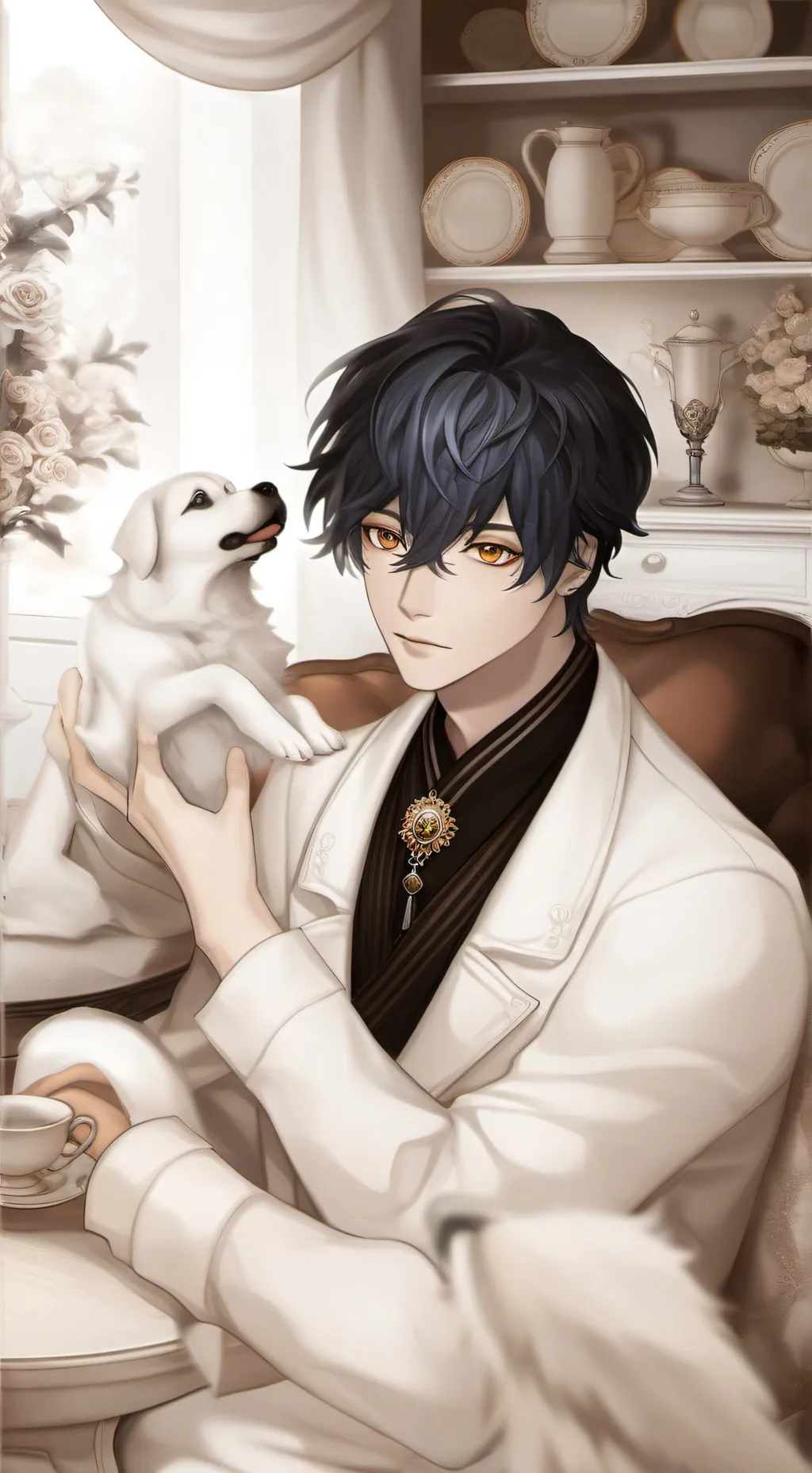 ai character: Max background