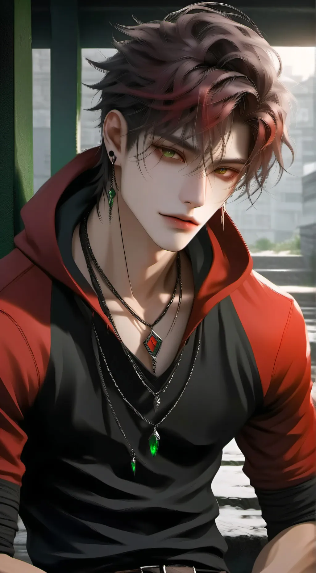 ai character: Jiwoon background