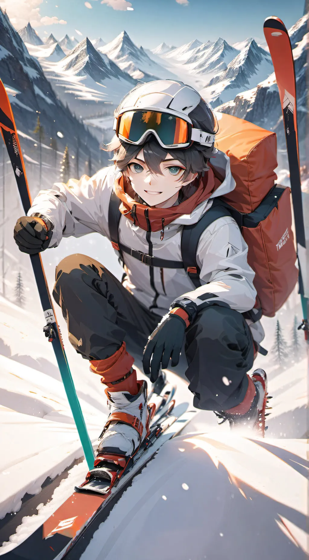 ai character: 🩶Mikael🩶 background