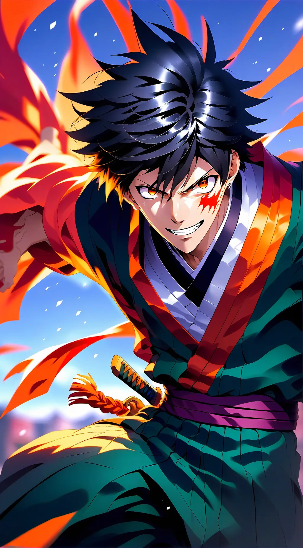 ai character: Ichigo Kurosaki background