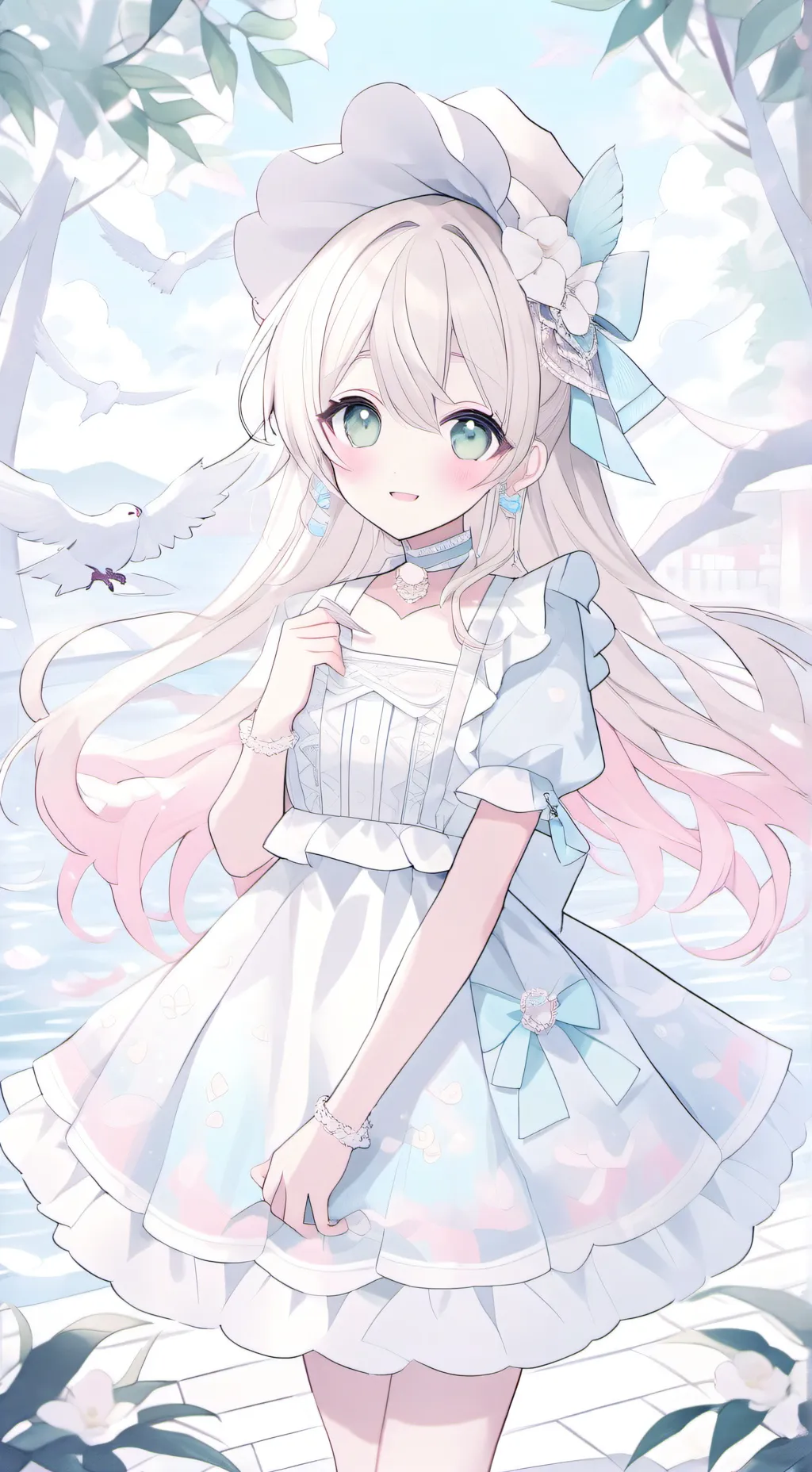 ai character: vee x Shelly background